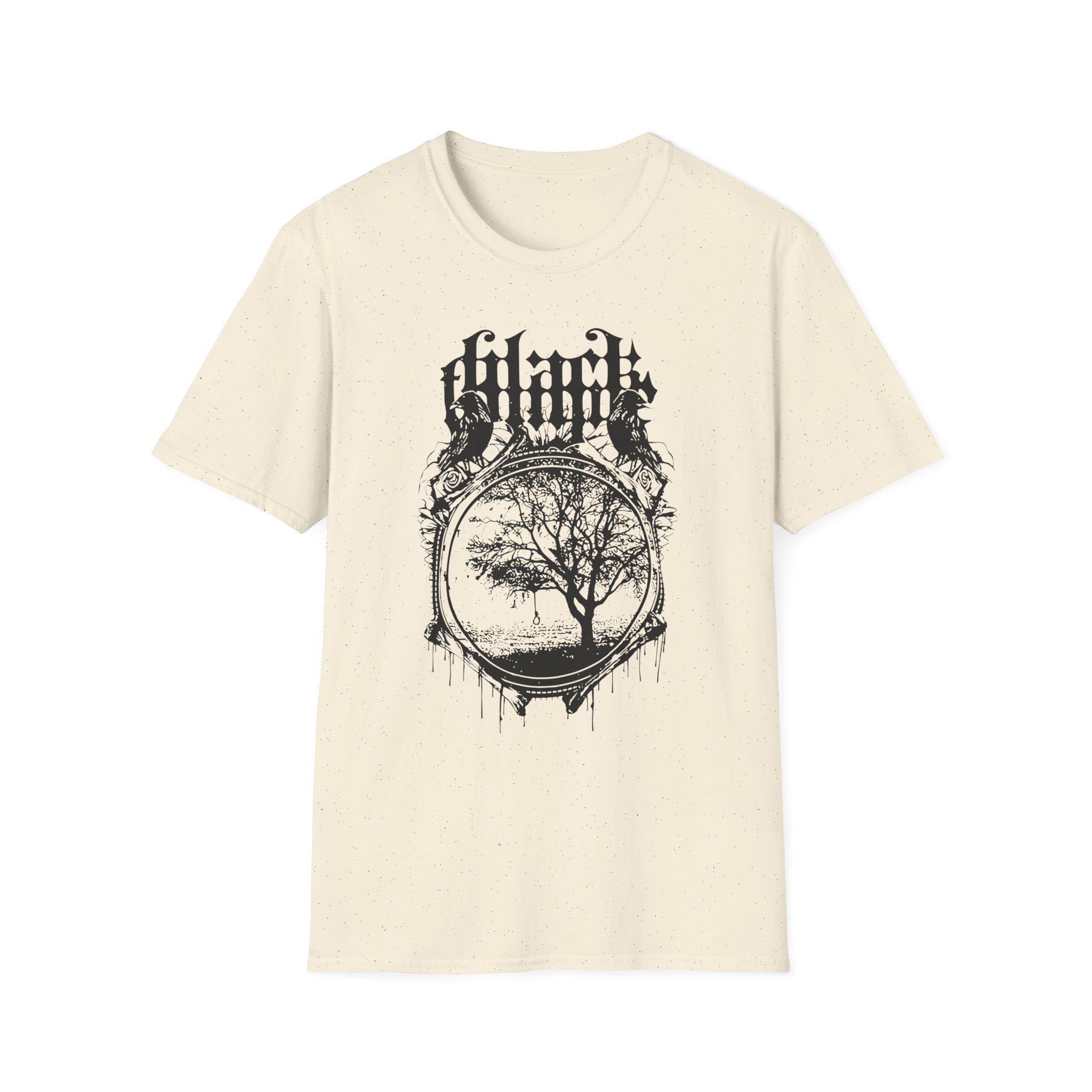 Black Tongue Murder Of Crows Unisex Softstyle T-Shirt