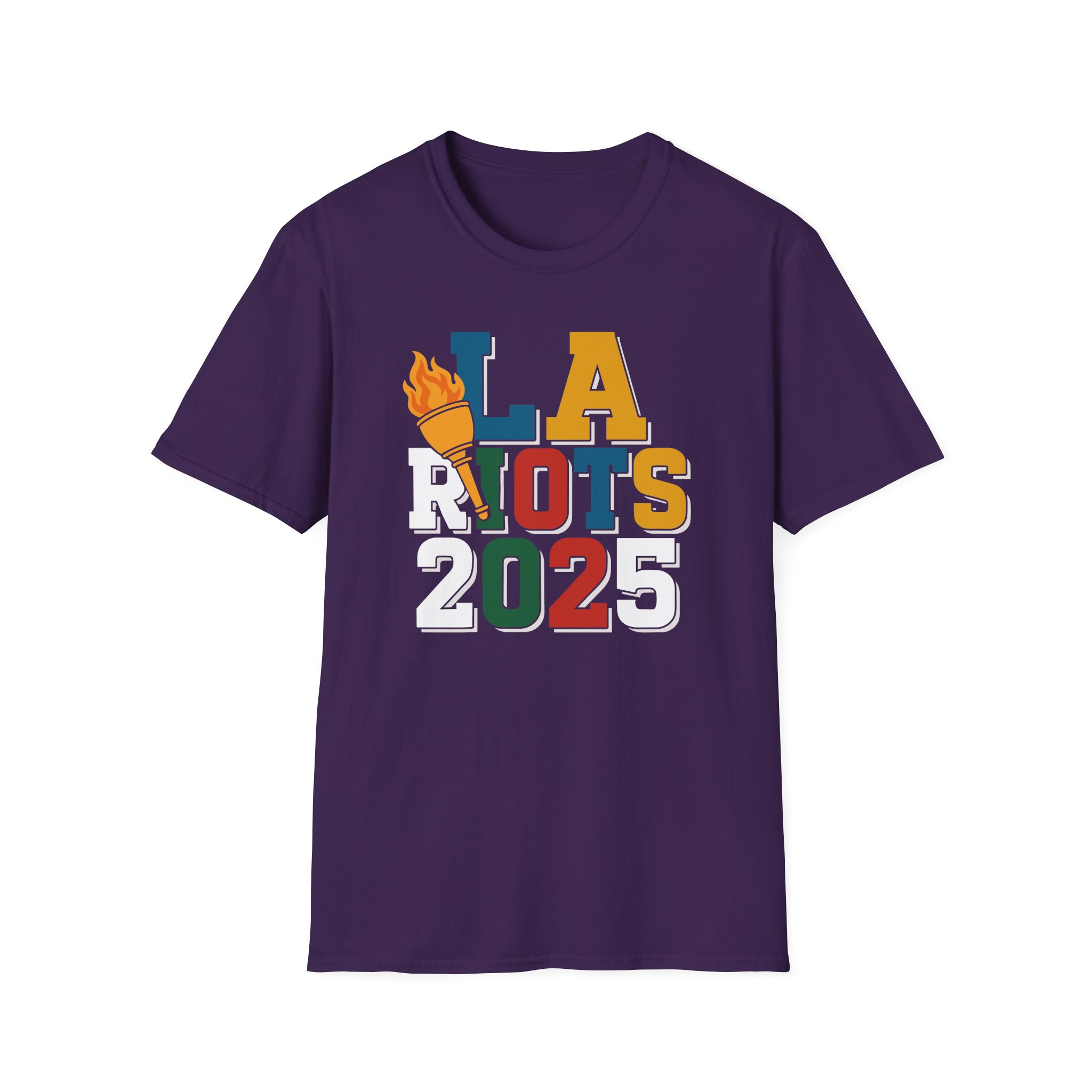 Larry Elder La Riots 2025 unisex softstyle t-shirt