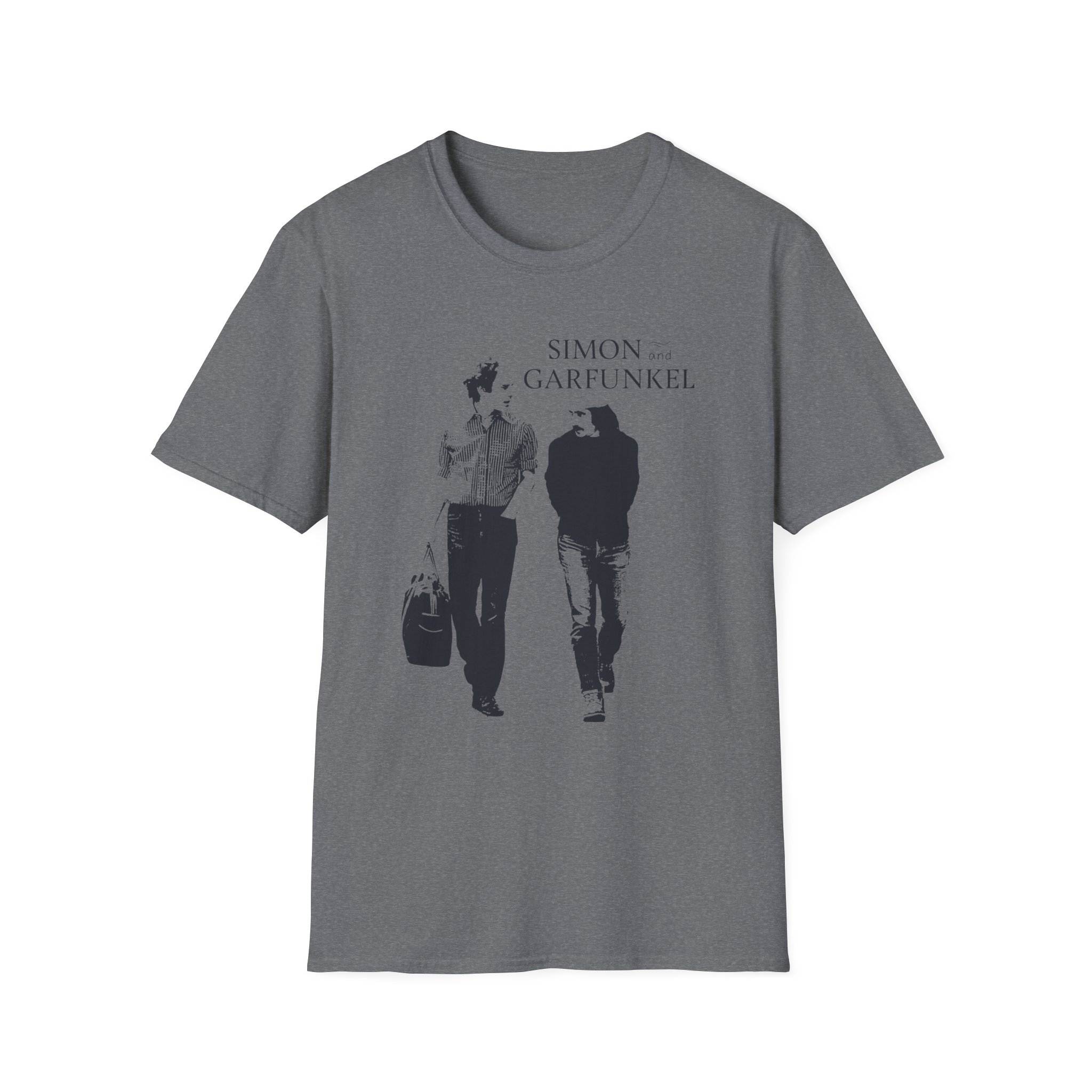 Simon and Garfunkel Walking Unisex Softstyle T-Shirt