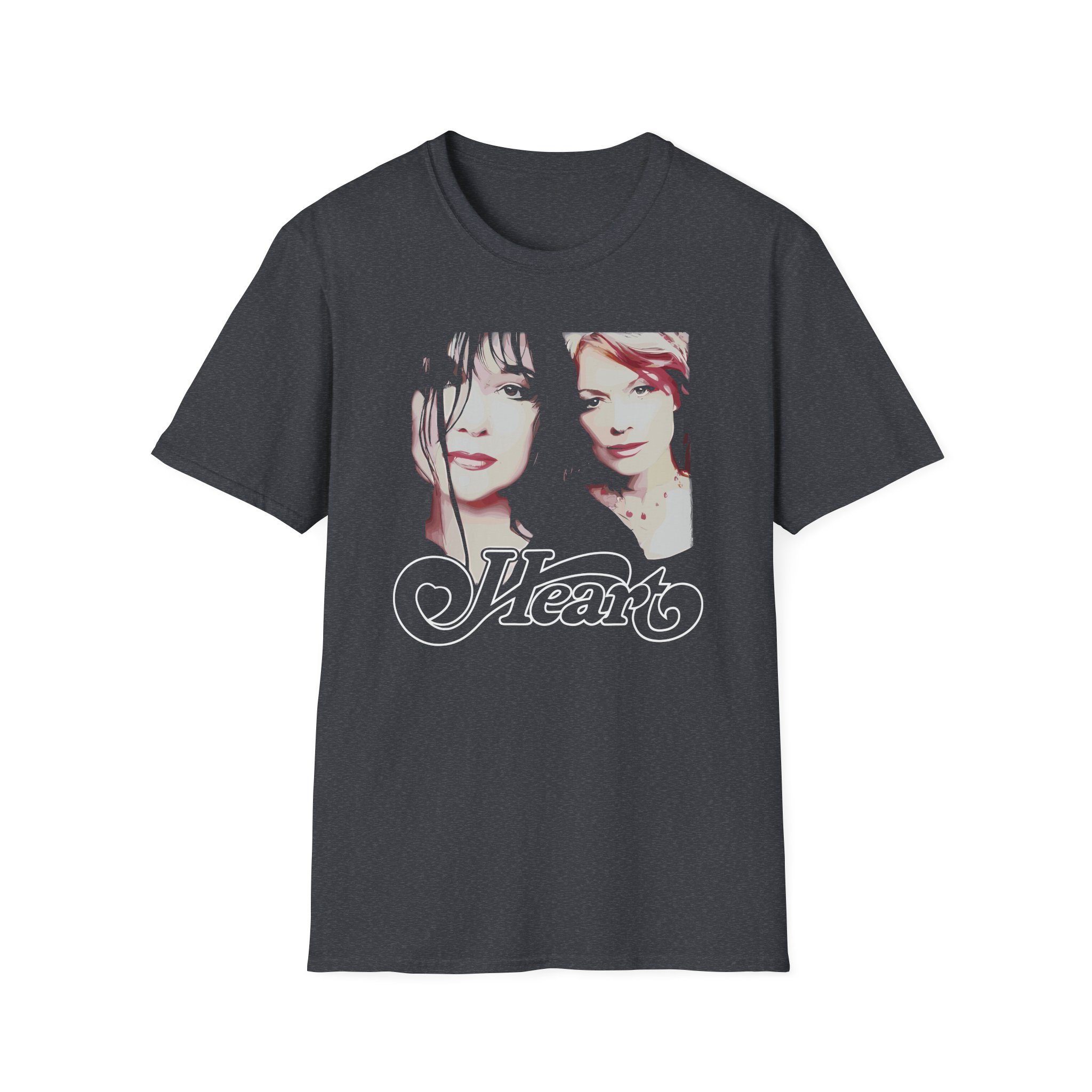 Heart Band Unisex Softstyle T-Shirt