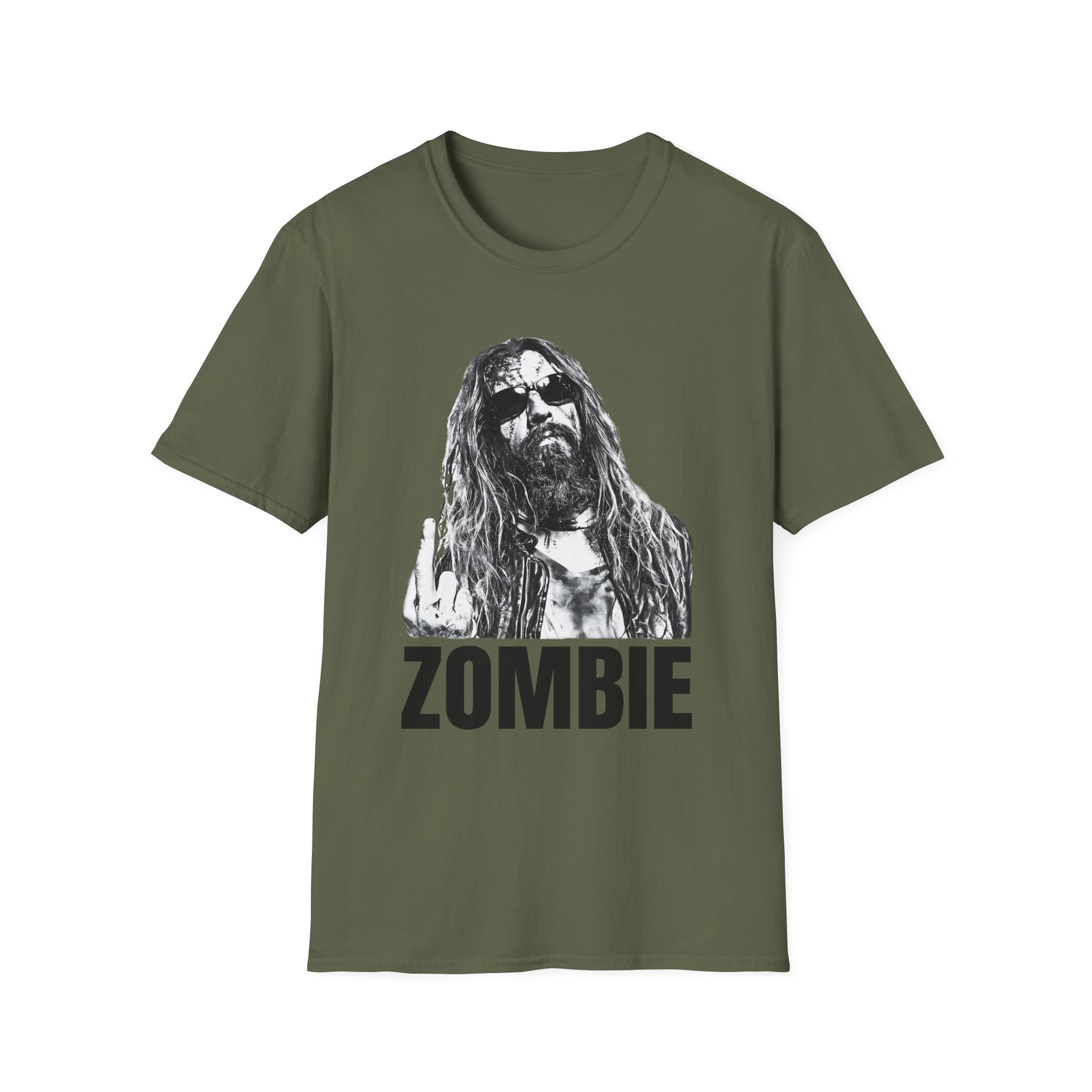 Rob Zombie No F***s Given Unisex Softstyle T-Shirt