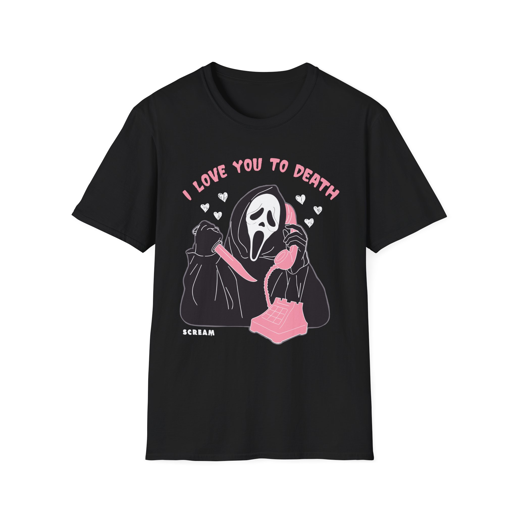 Ghostface Love You To Death Unisex Softstyle T-Shirt