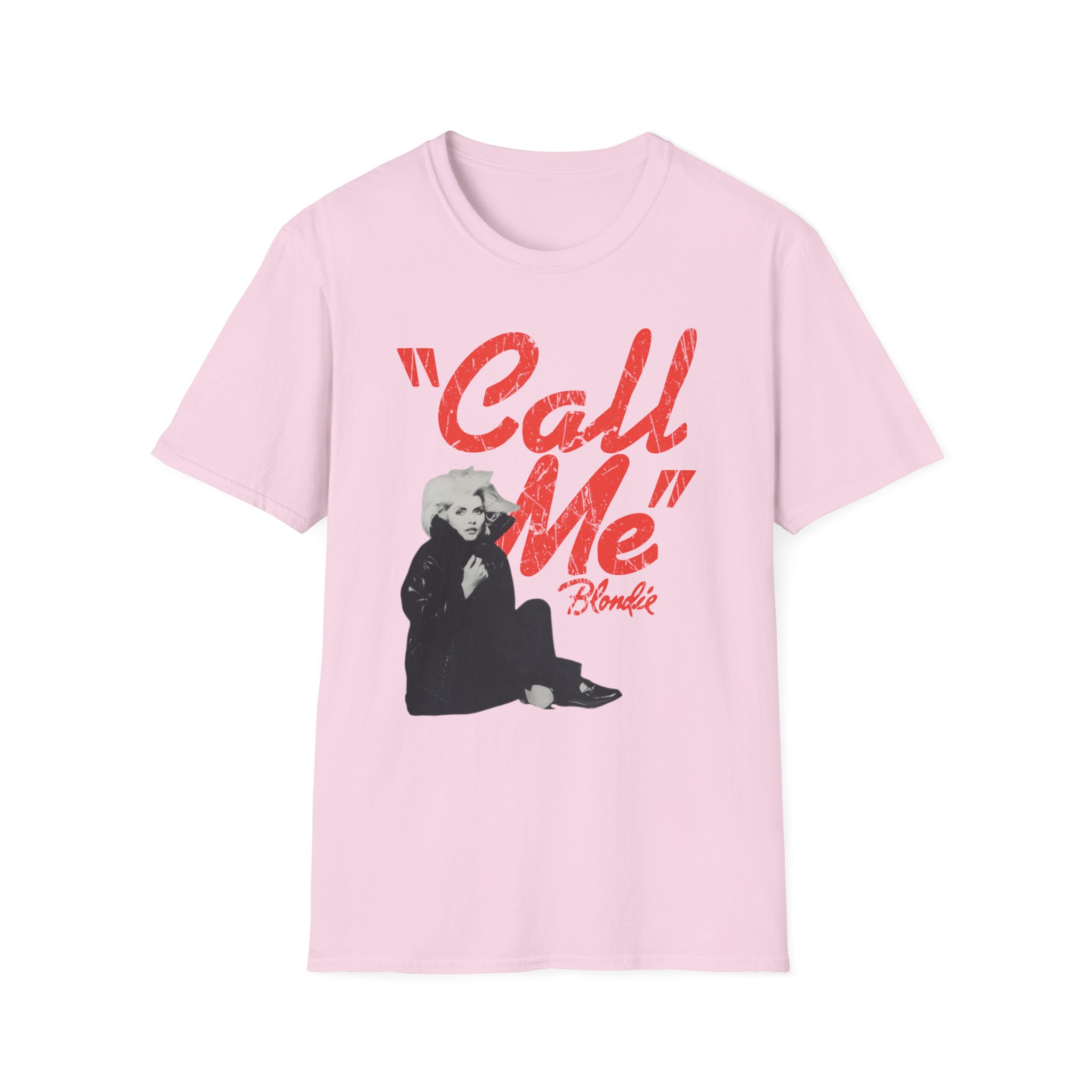 Blondie Call Me Unisex Softstyle T-Shirt