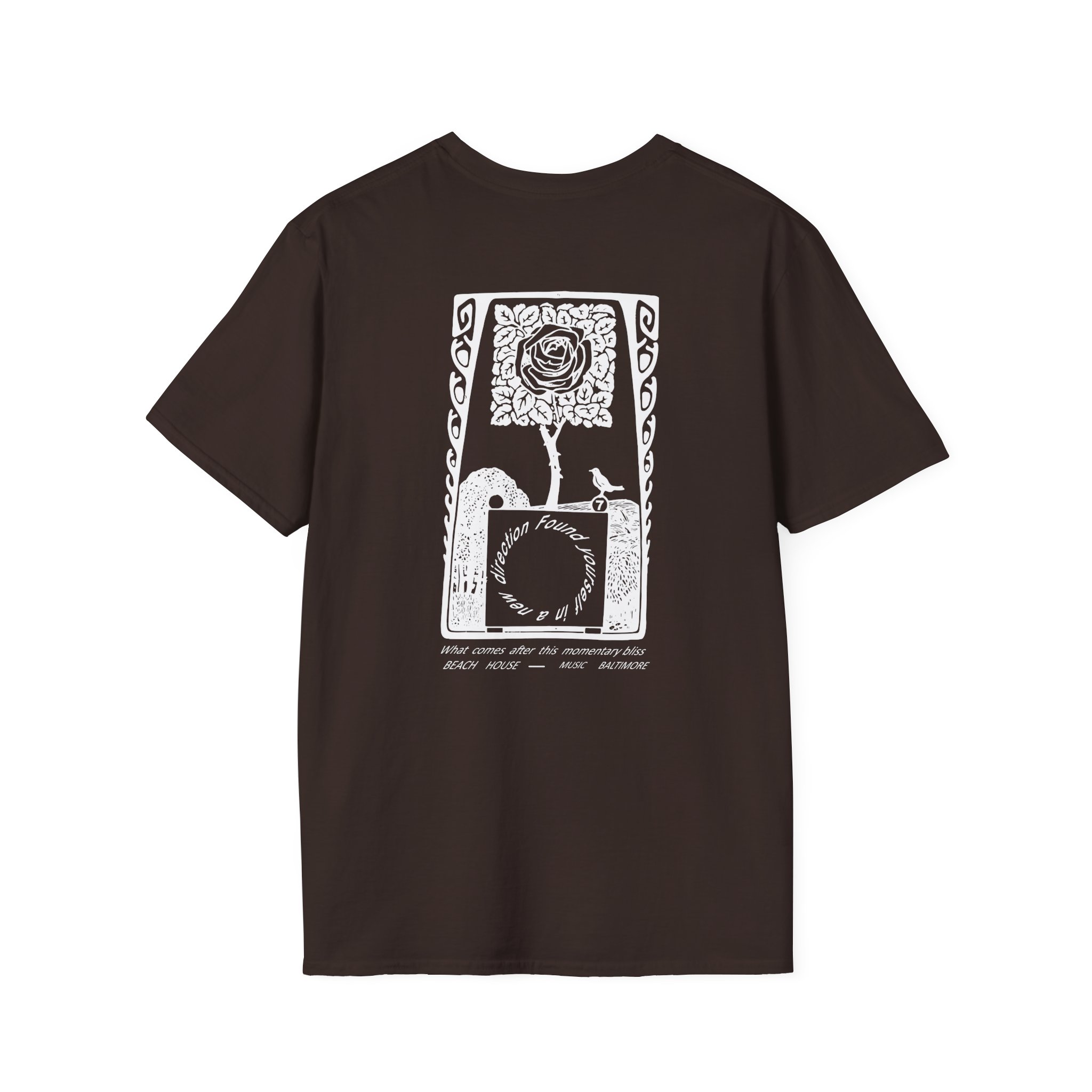 Beach House rose Unisex Softstyle T-Shirt