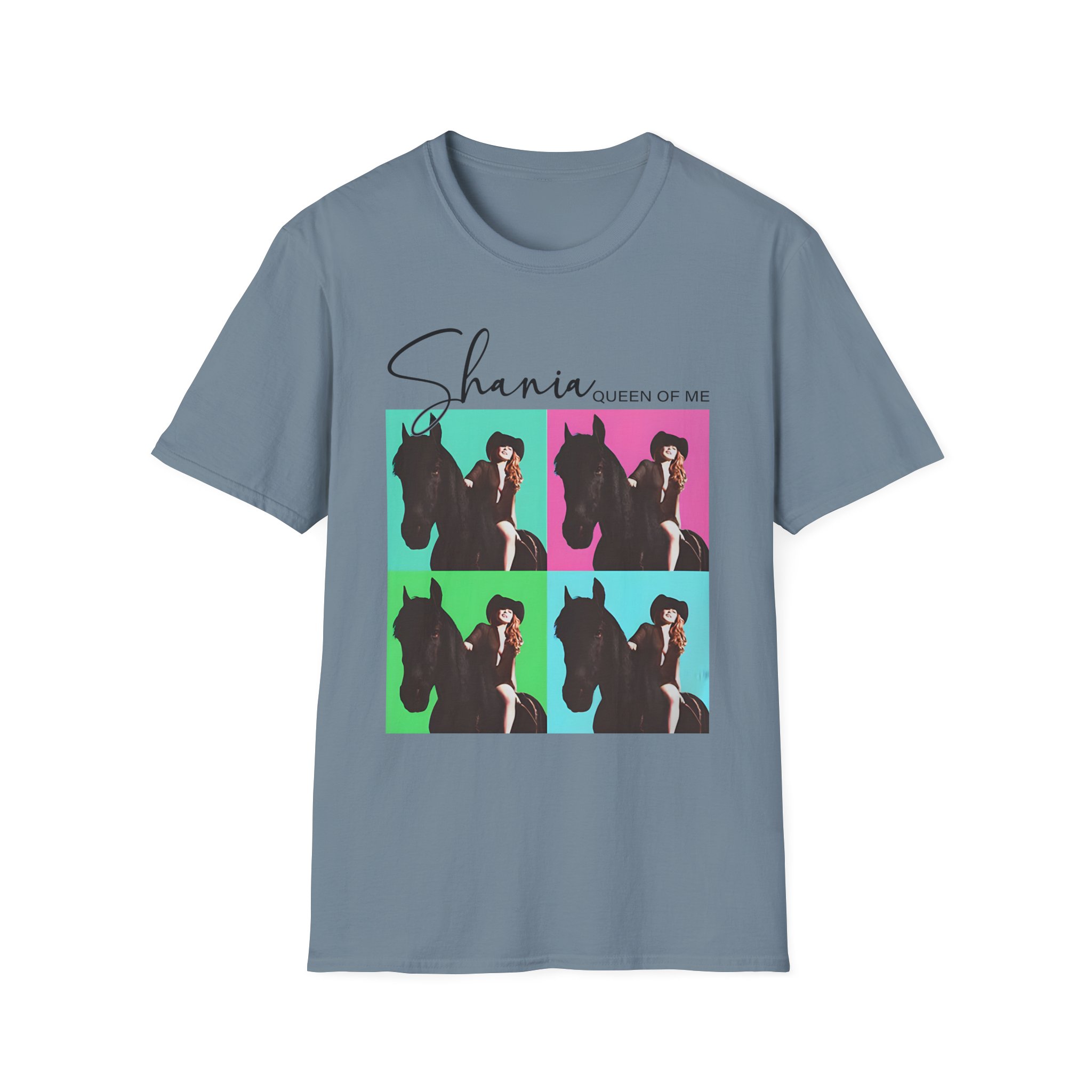 ST Queen of Me Color Block Photo Unisex Softstyle T-Shirt