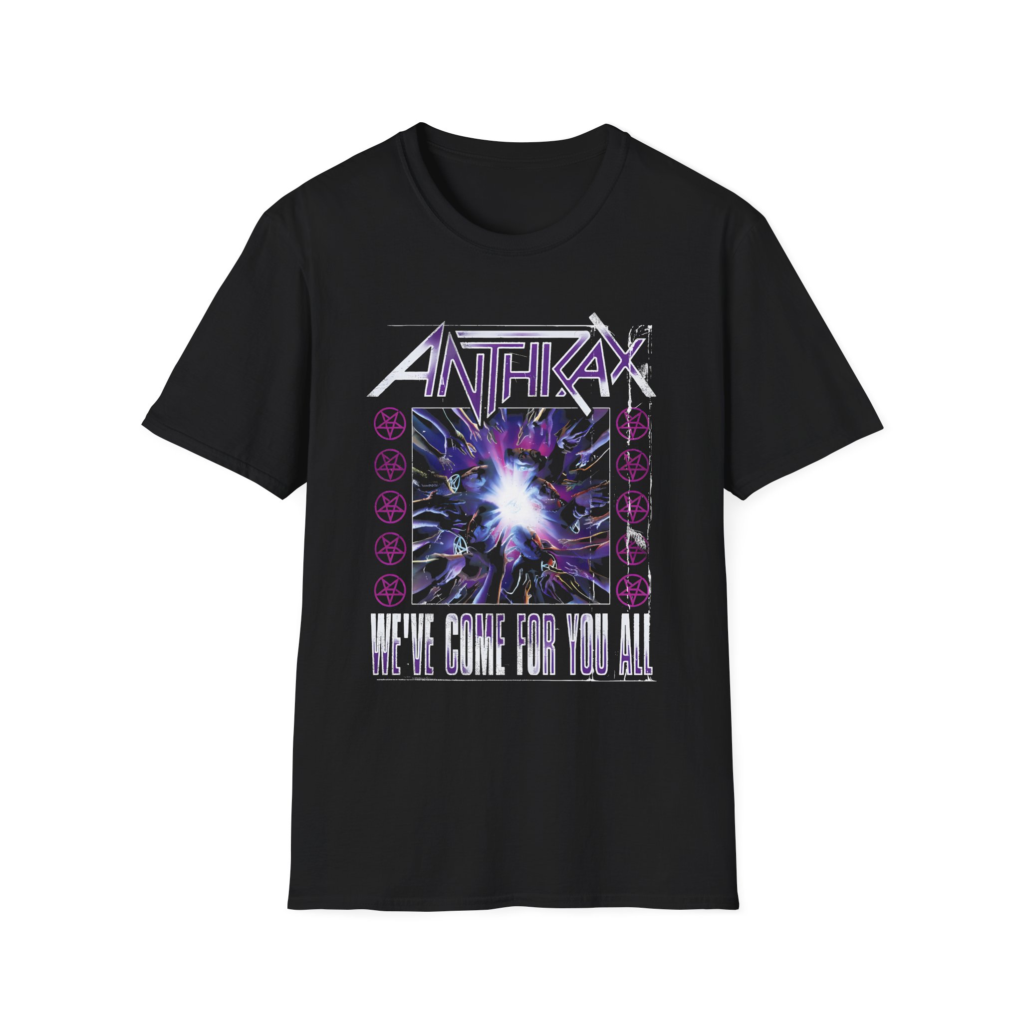 Anthrax We've Come For You Show Poster Unisex Softstyle T-Shirt