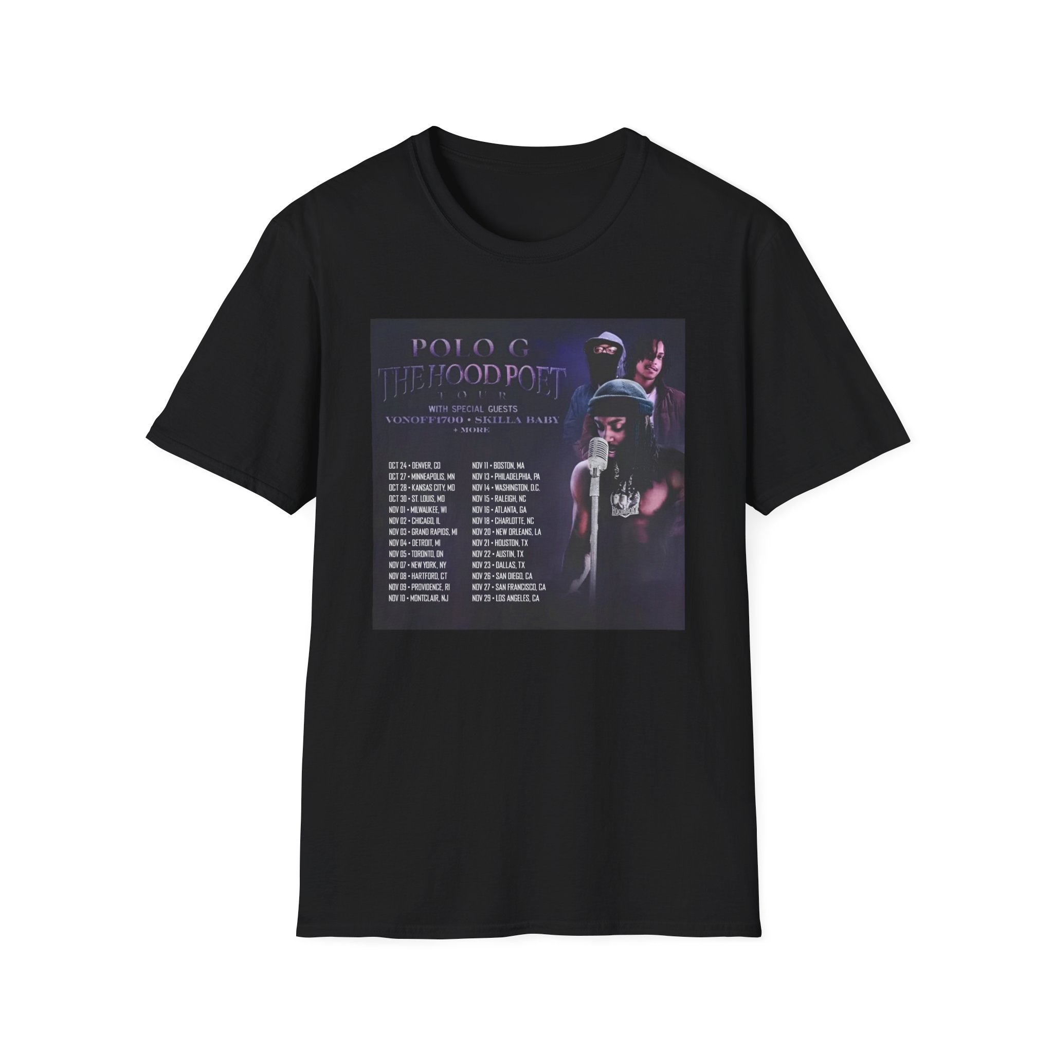 Polo G Hood Poet Unisex Softstyle T-Shirt