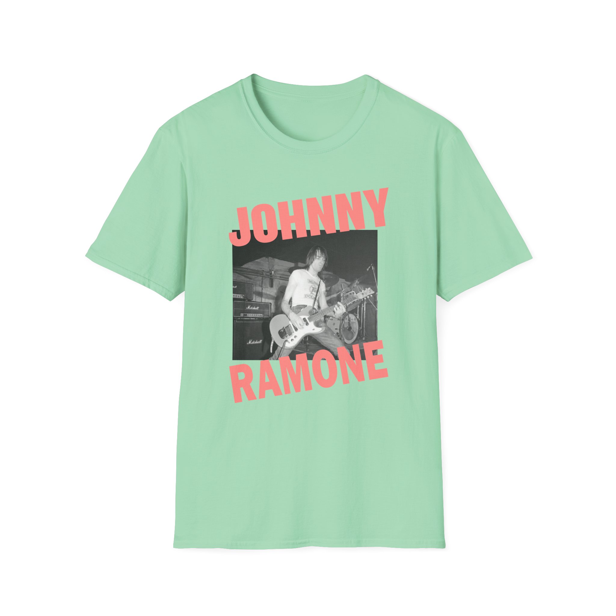 Johnny Ramone Riff Unisex Softstyle T-Shirt