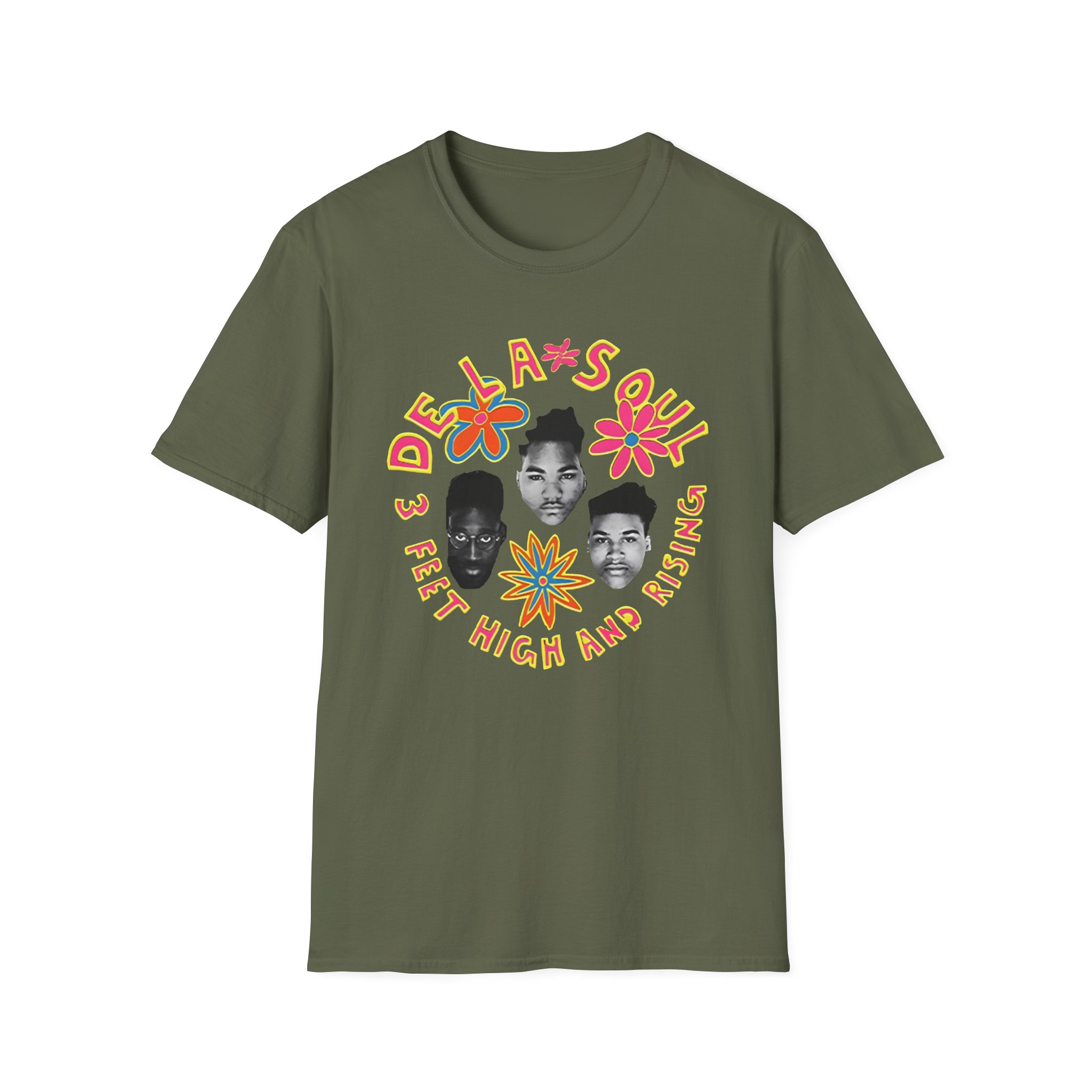 De La Soul 3 Feet High and Rising Unisex Softstyle T-Shirt