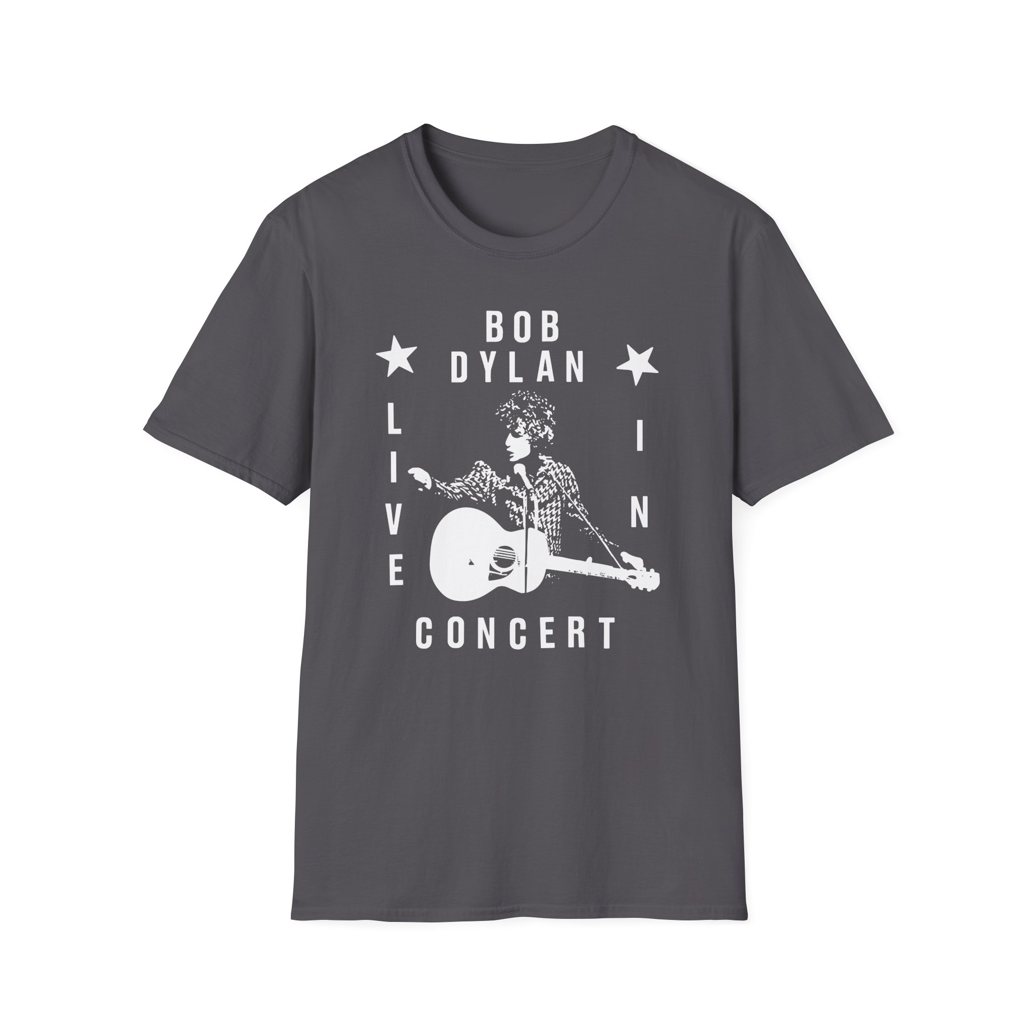 Bob Dylan Live In Concert Unisex Softstyle T-Shirt