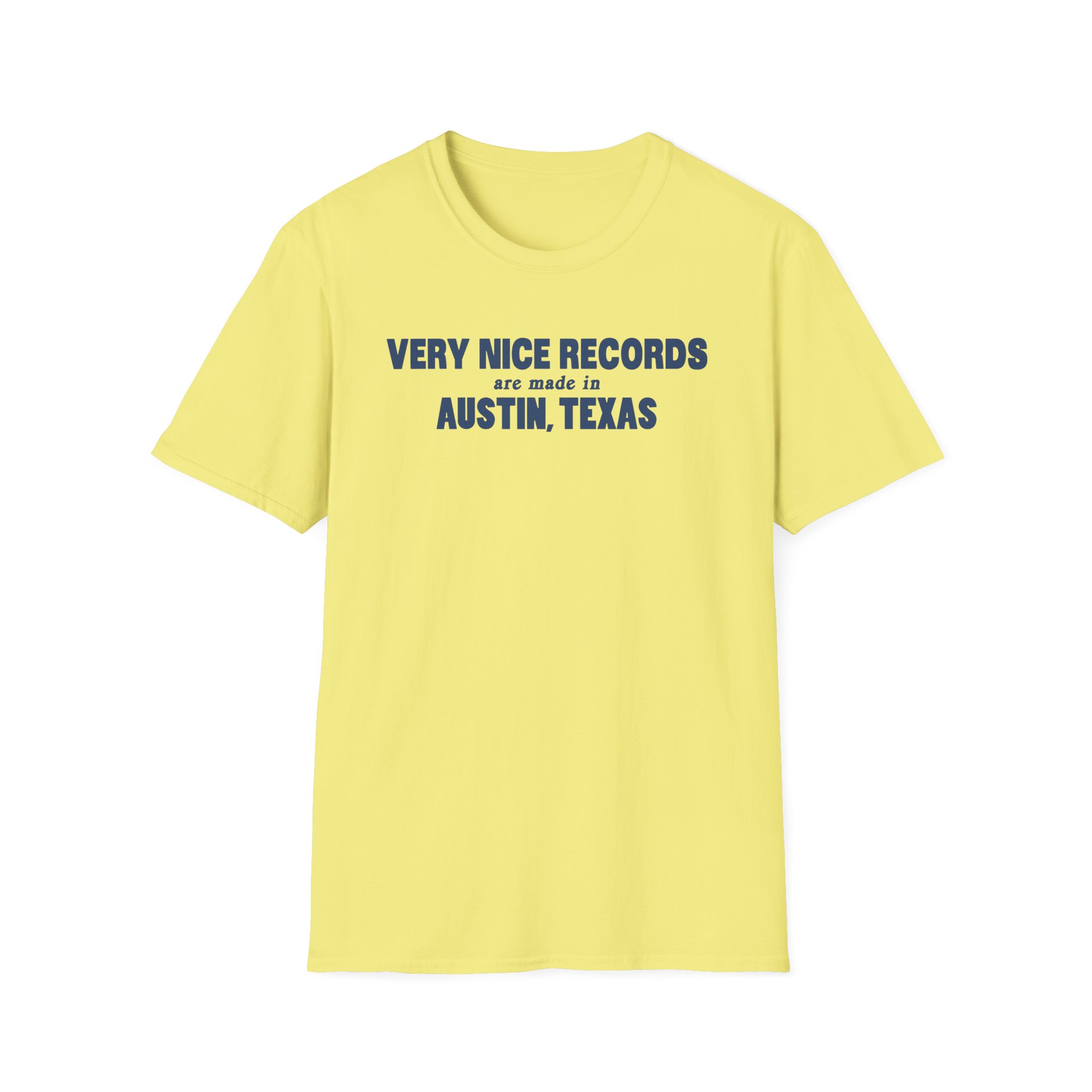 Dayglow Very Nice Records Unisex Softstyle T-Shirt