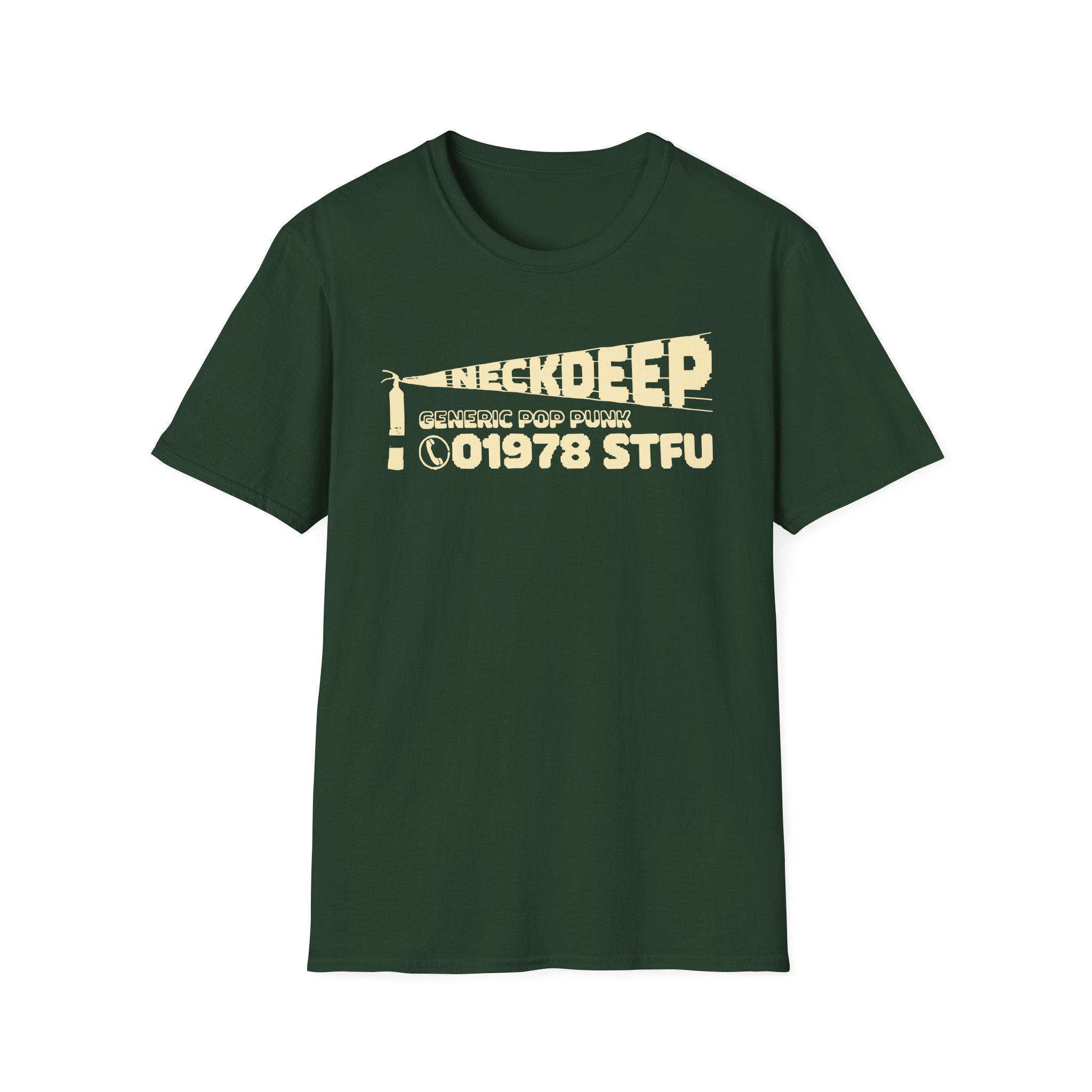 Neck Deep Extinguisher Unisex Softstyle T-Shirt