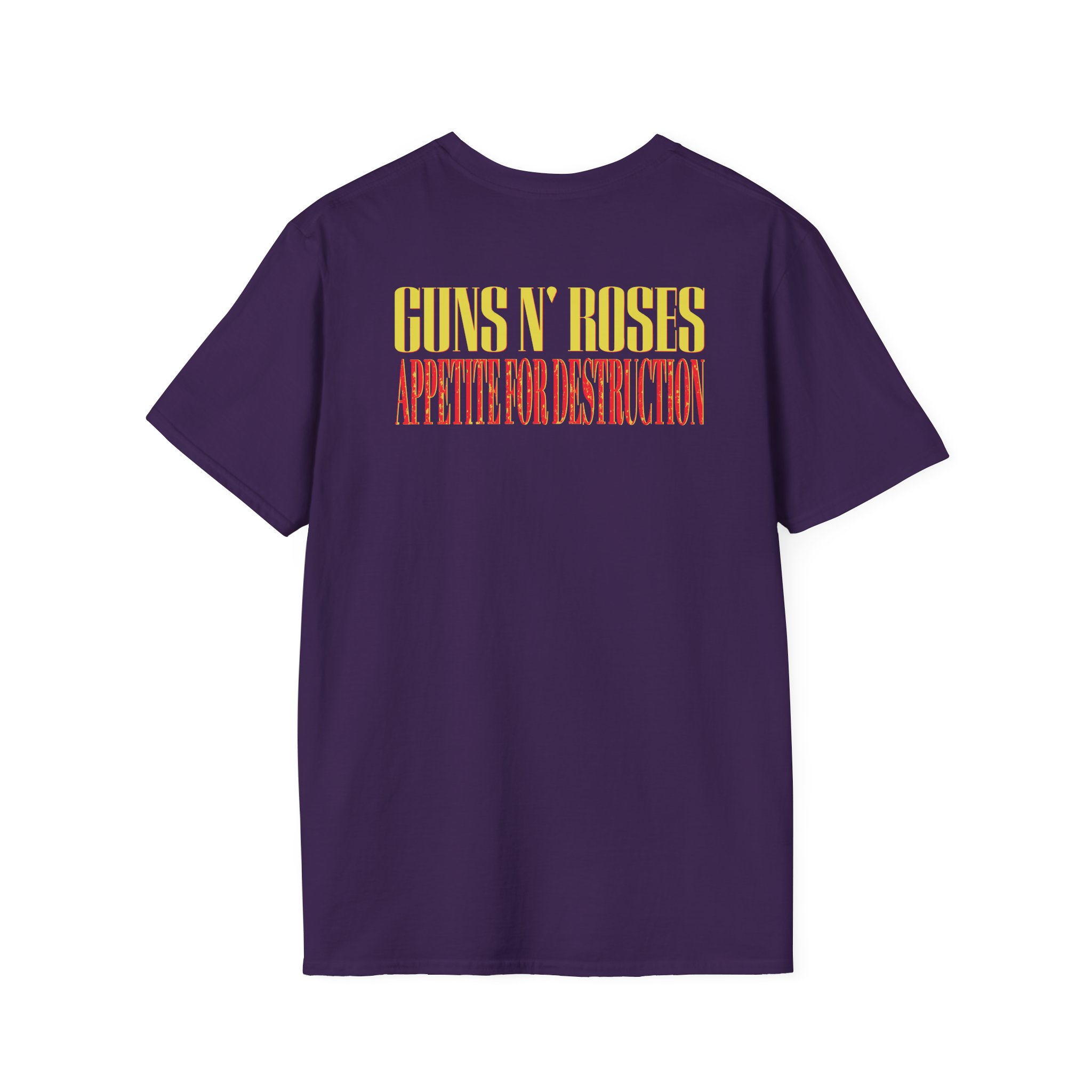 Guns N Roses 1988 Needle Skull Unisex Softstyle T-Shirt