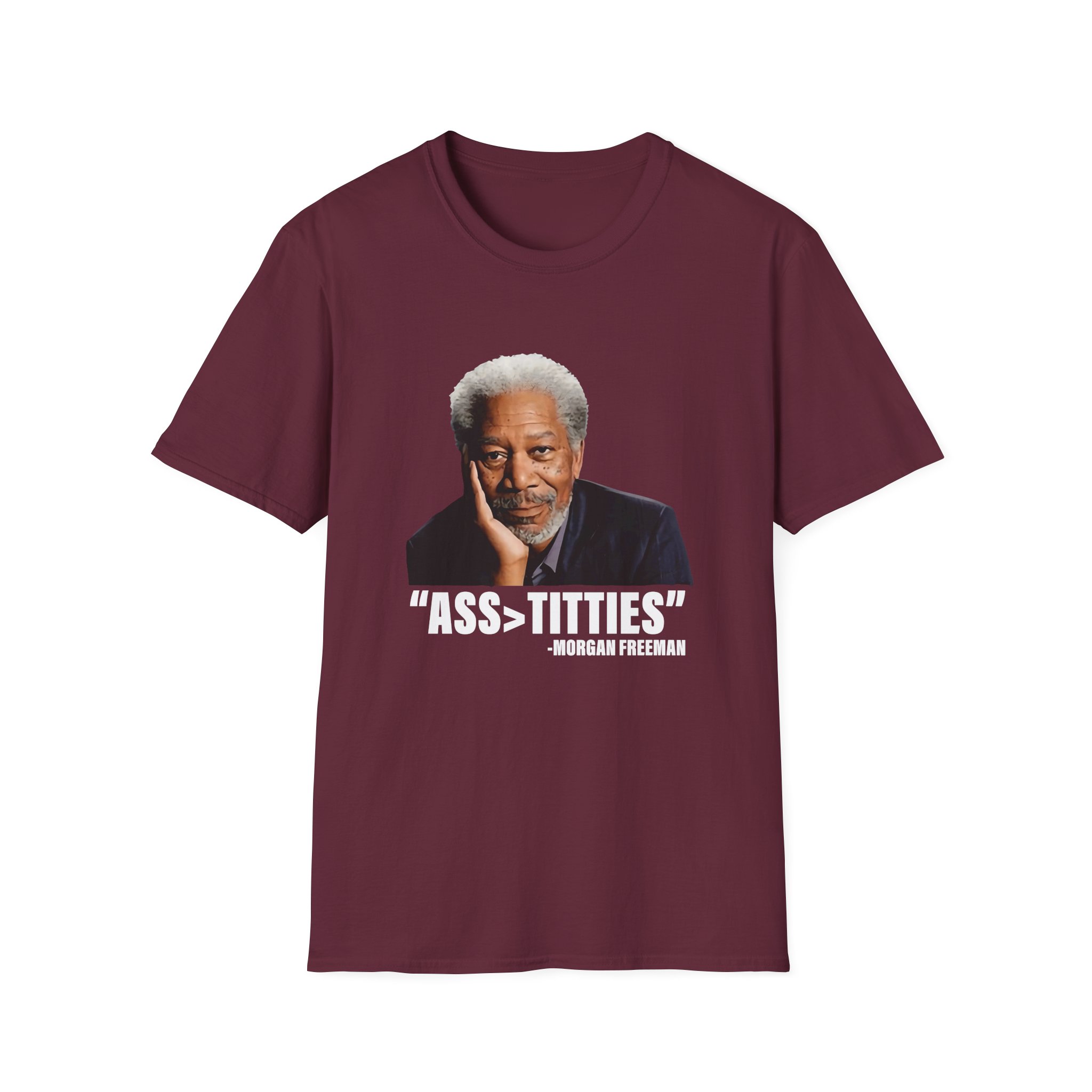 Morgan Freeman Ass Bigger Titties Unisex Softstyle T-Shirt