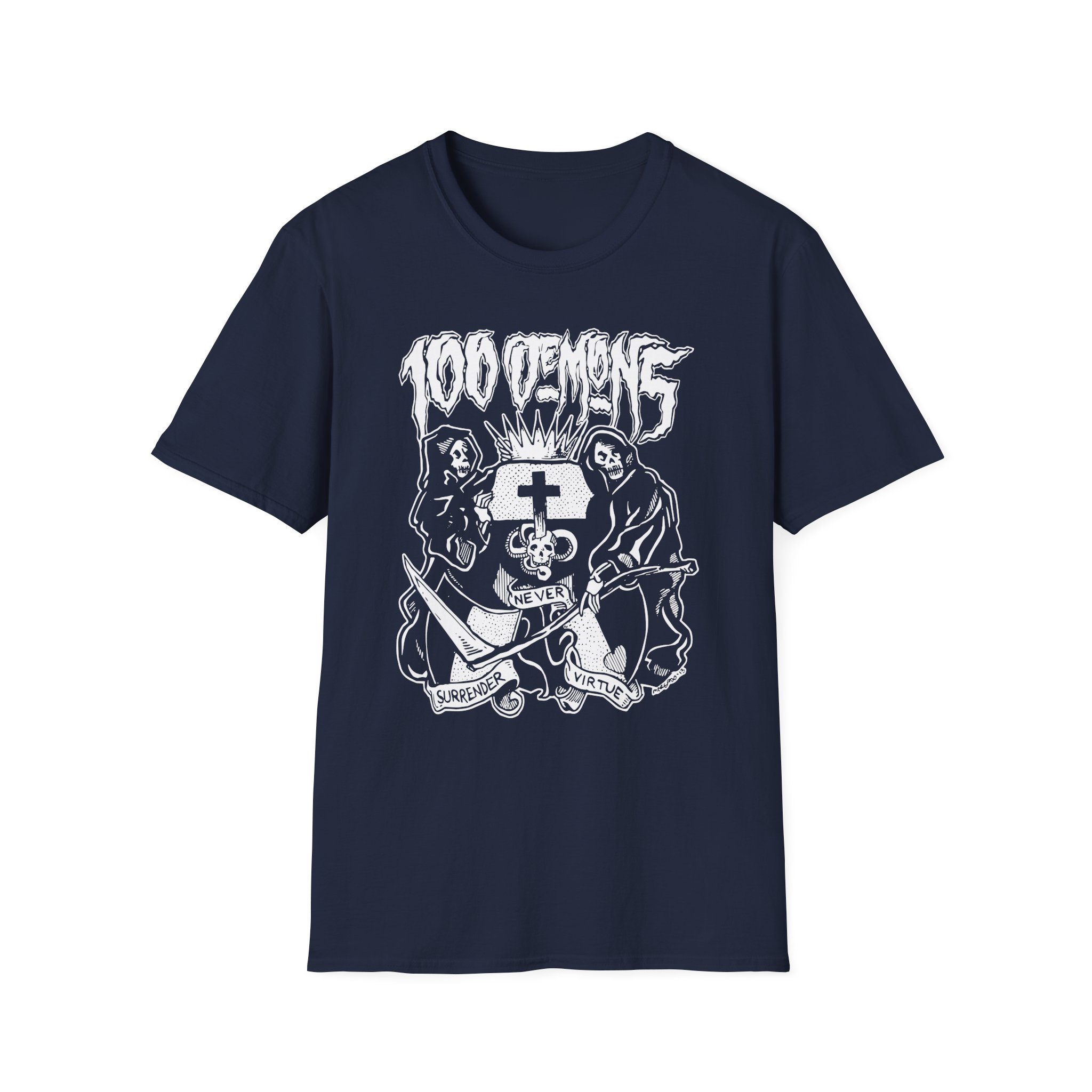 100 Demons Unisex Softstyle T-Shirt