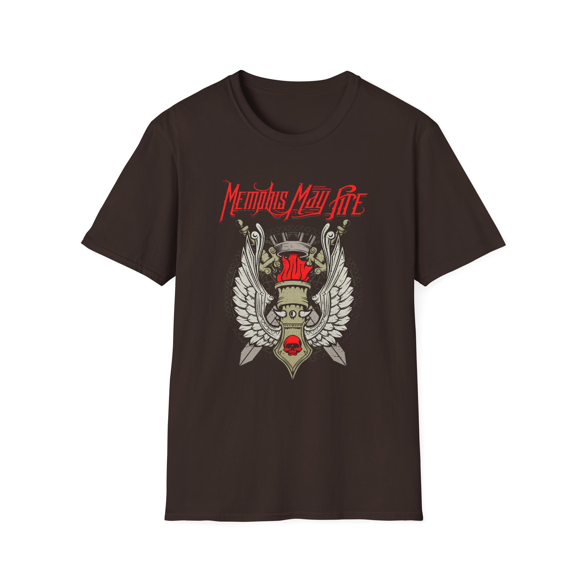 Memphis May Fire Roman Crest Unisex Softstyle T-Shirt