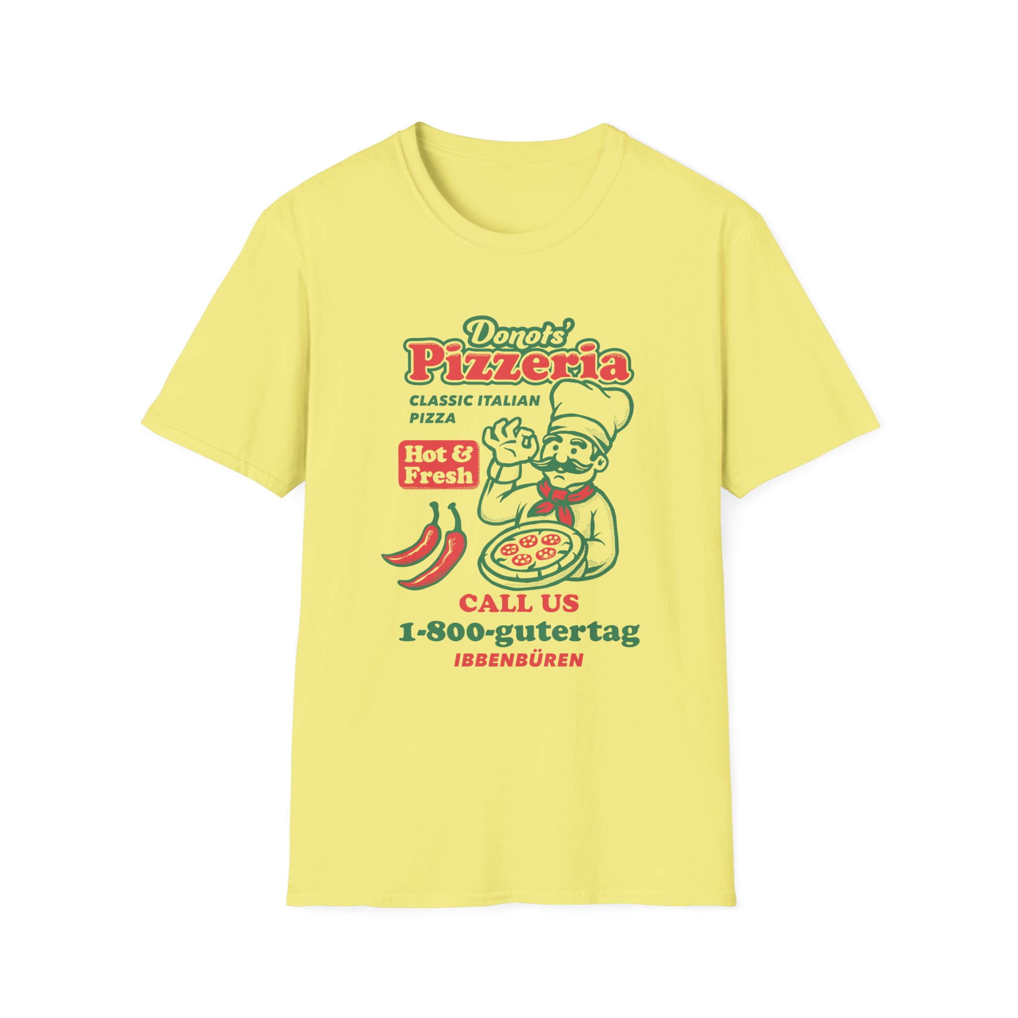 Donots Pizzeria Unisex Softstyle T-Shirt
