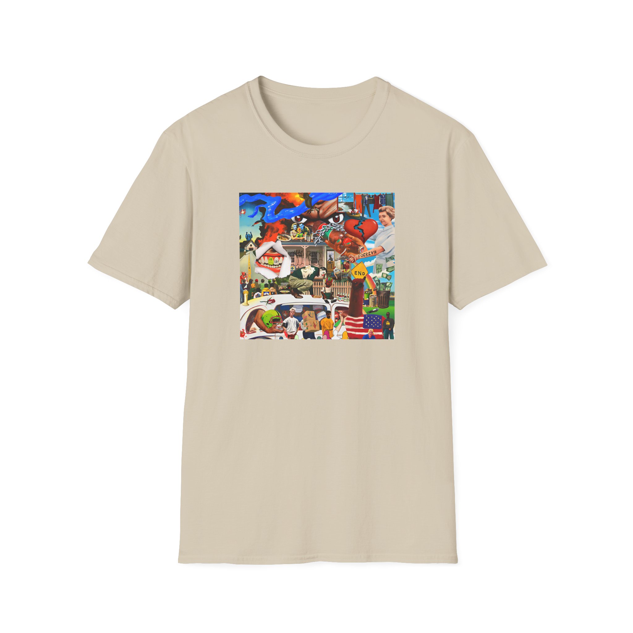 B Family Cover Unisex Softstyle T-Shirt