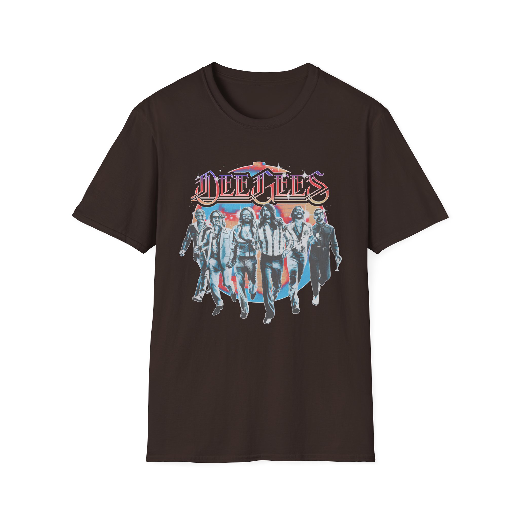 Foo Fighters Dee Gees Hail Satin Unisex Softstyle T-Shirt