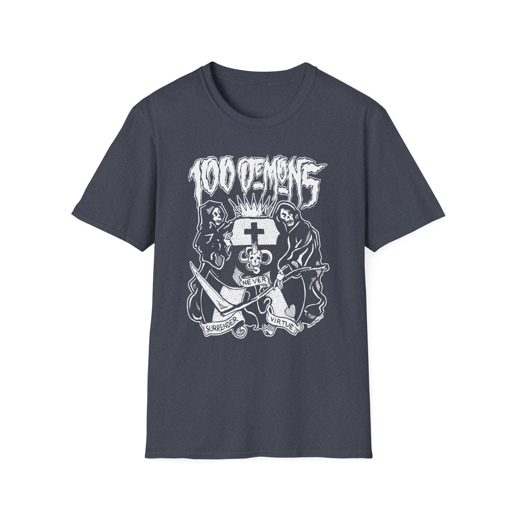 100 Demons Unisex Softstyle T-Shirt