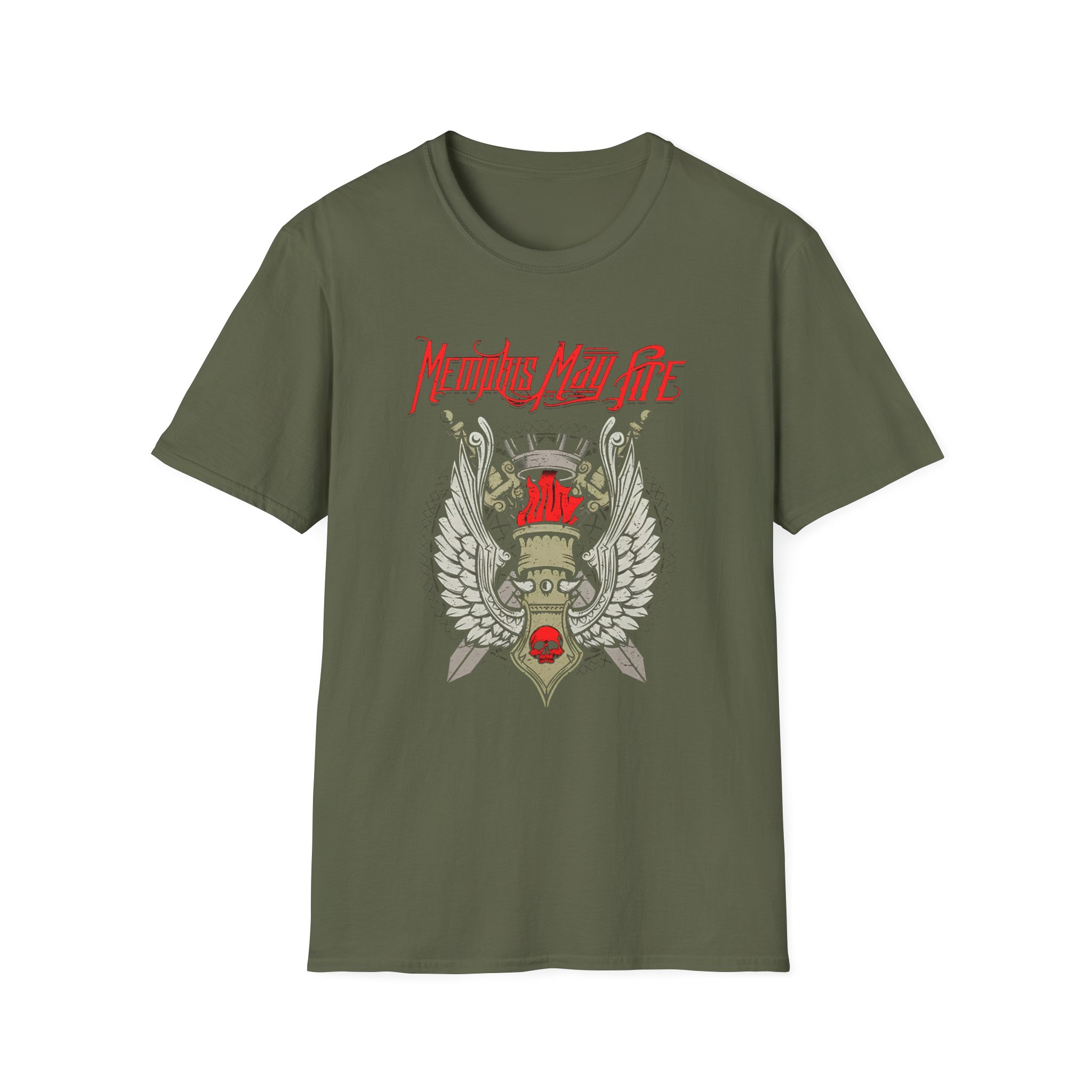 Memphis May Fire Roman Crest Unisex Softstyle T-Shirt