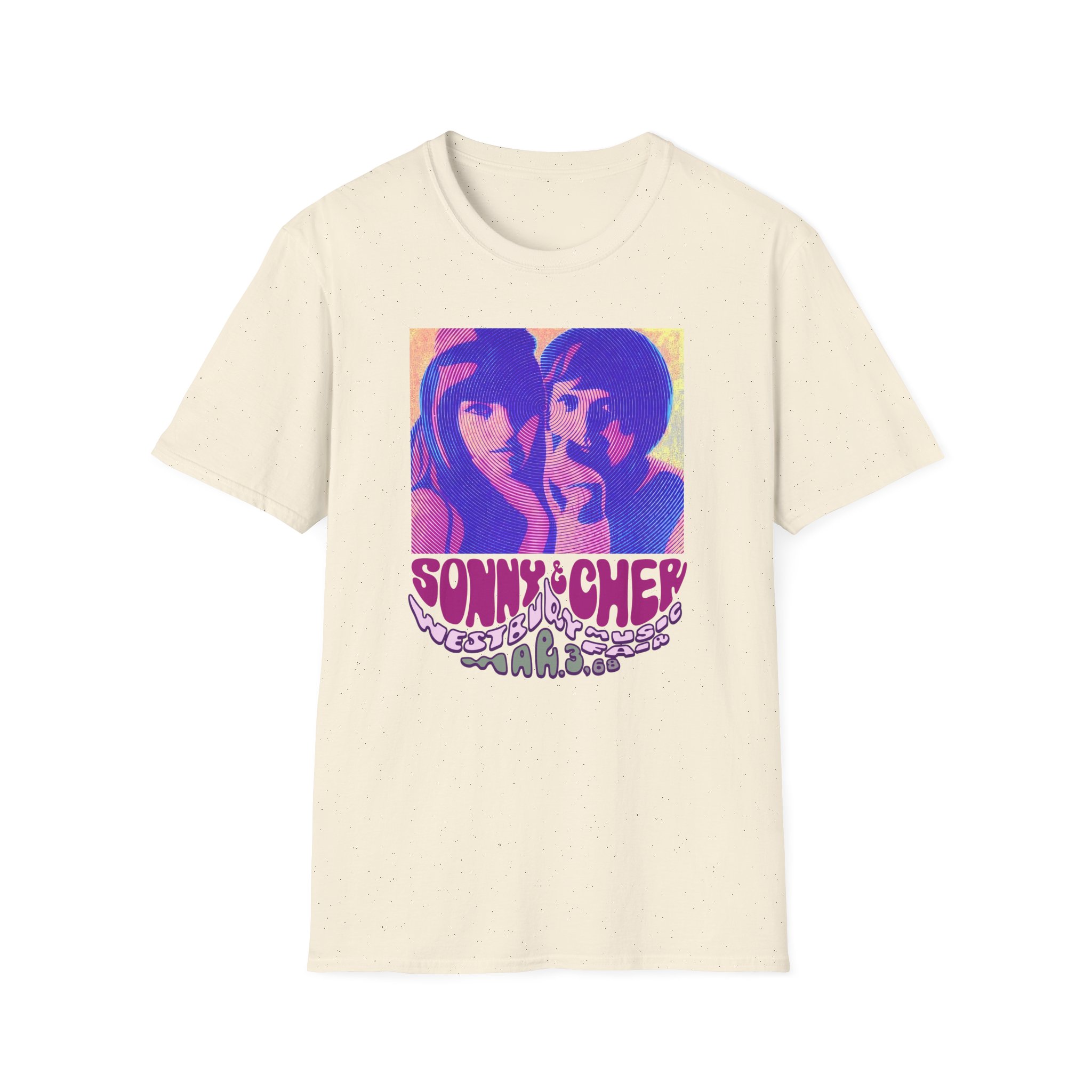 Sonny & Cher Westbury Music Fair Unisex Softstyle T-Shirt