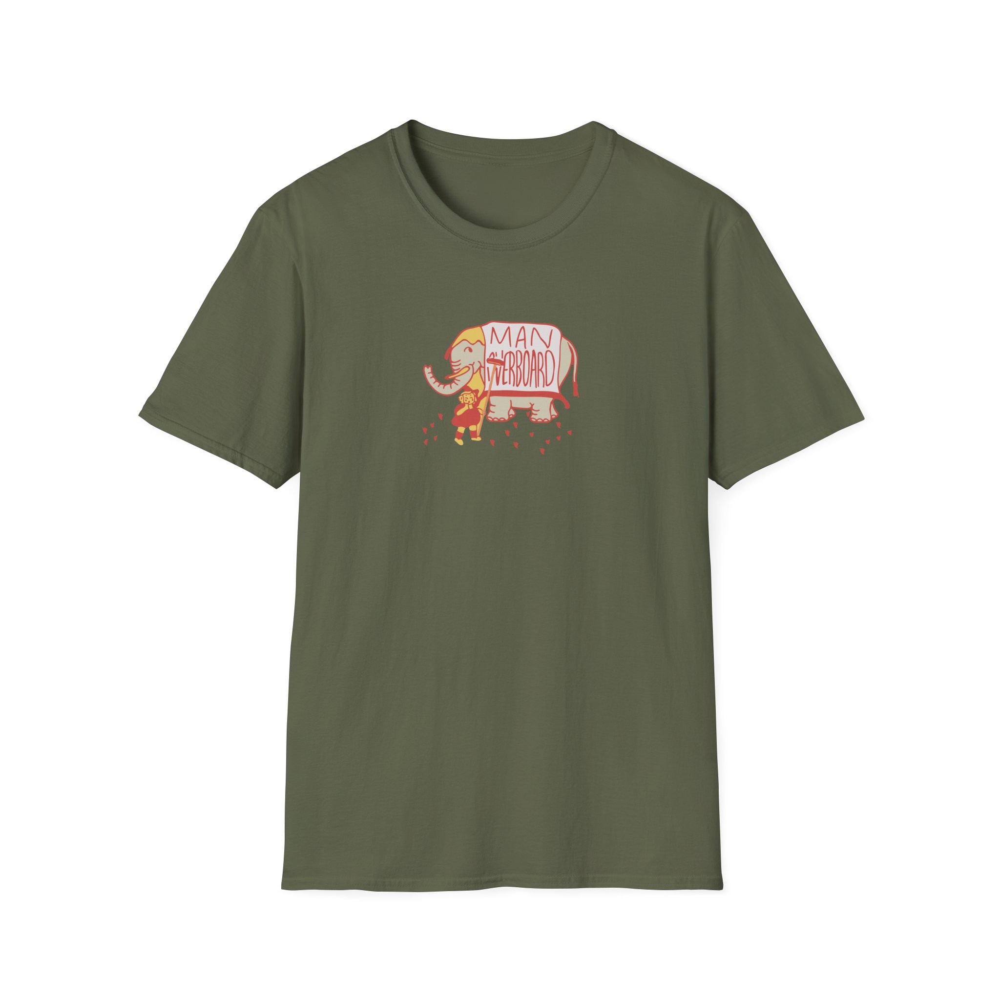 Man Overboard Elephant Unisex Softstyle T-Shirt