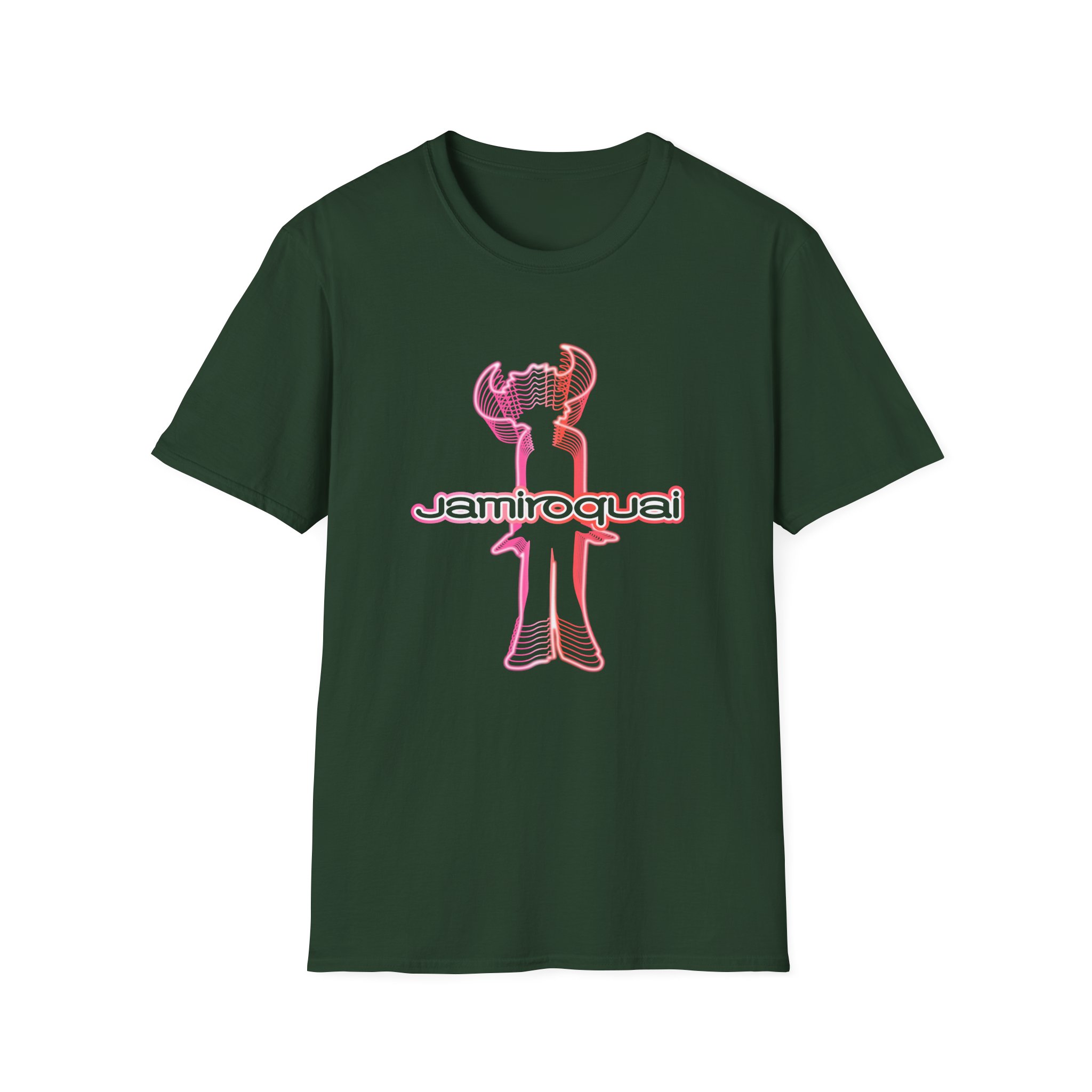 J Buffalo Man Neon Unisex Softstyle T-Shirt