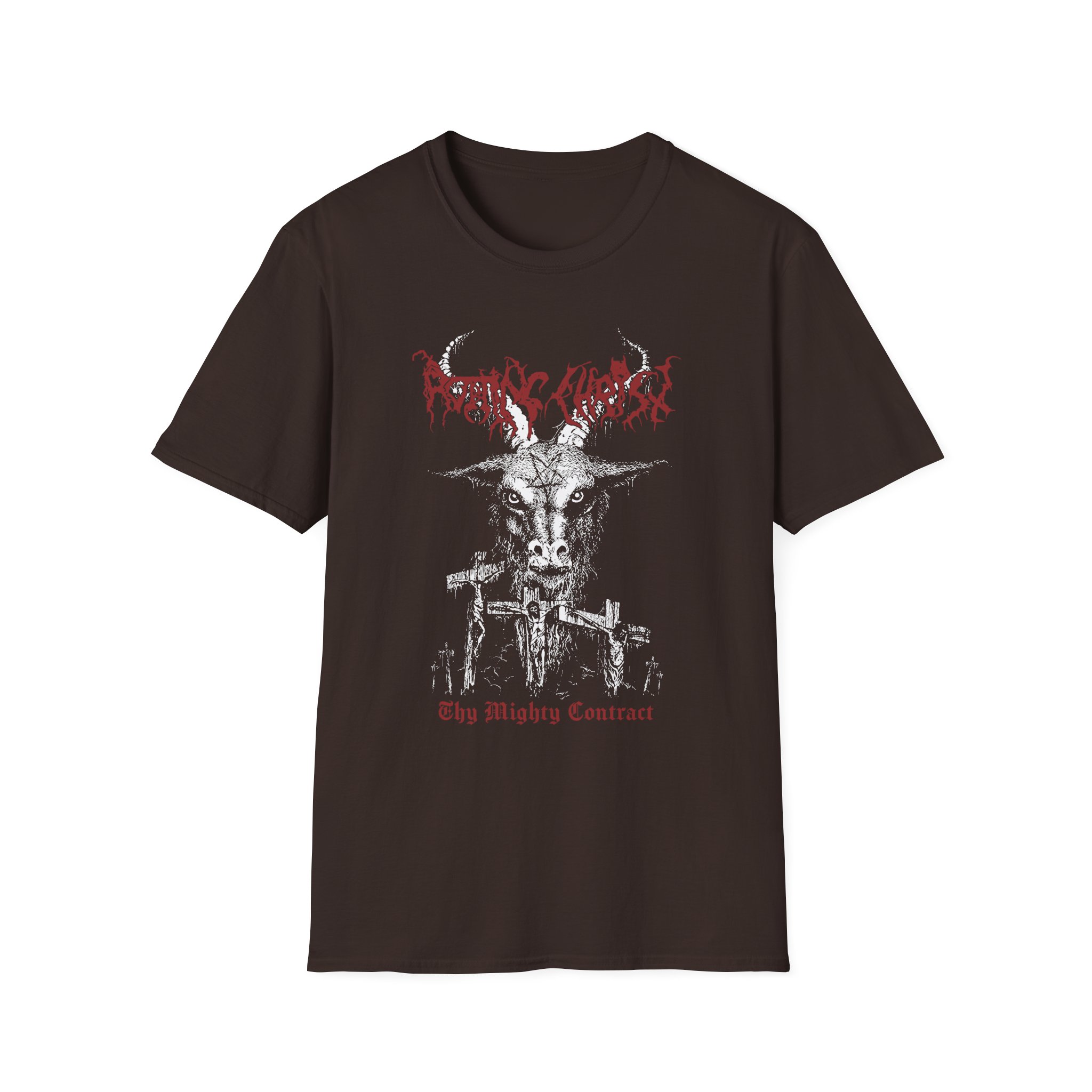 Rotting Christ Thy Might Contract Goat Unisex Softstyle T-Shirt