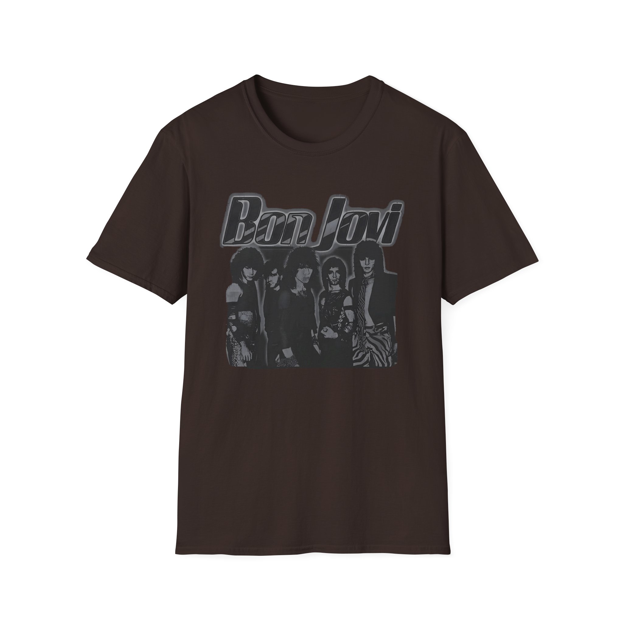 Bon Jovi Outline Unisex Softstyle T-Shirt