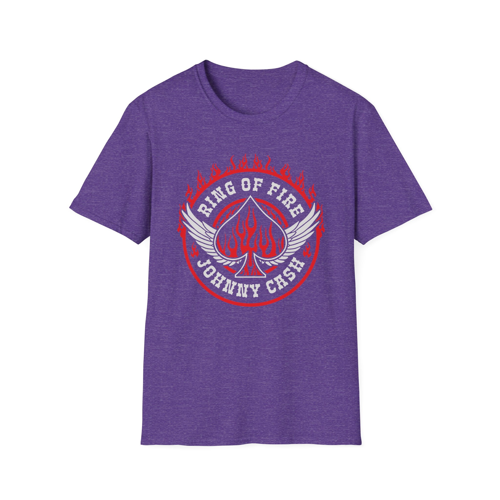 Johnny Cash Ring of Fire Unisex Softstyle T-Shirt