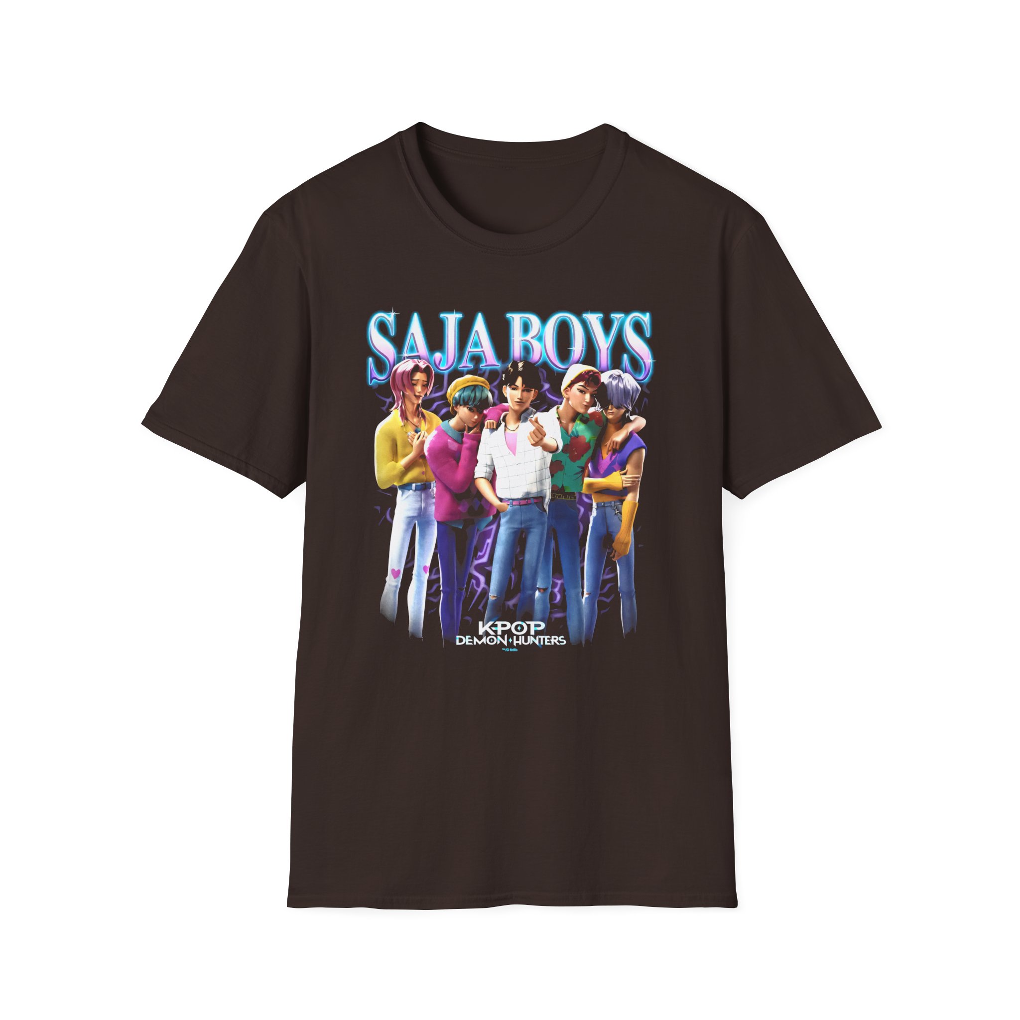 Kpop Demon Hunters Saja Boys Unisex Softstyle T-Shirt