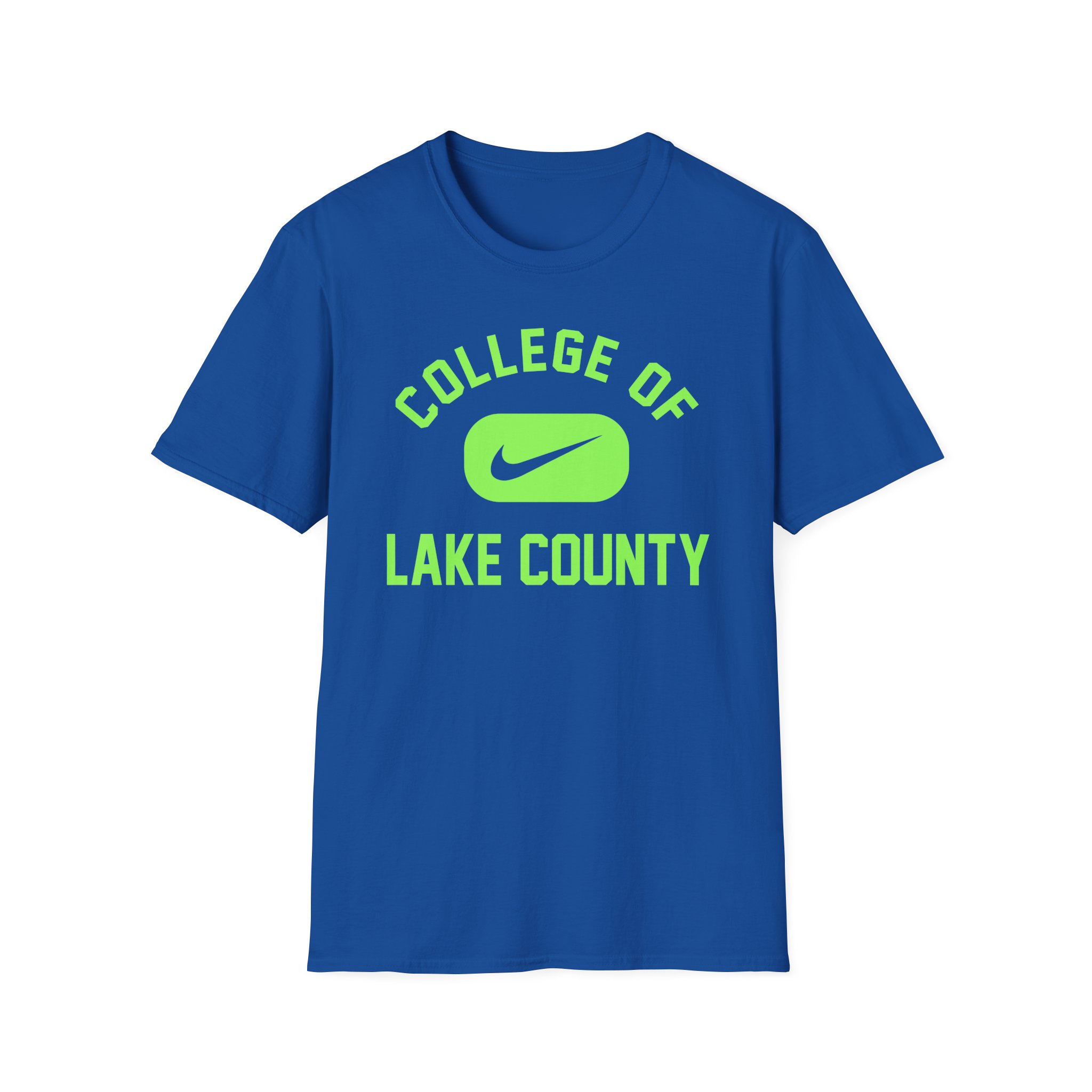 College Lake County Nike Lancers Unisex Softstyle T-Shirt