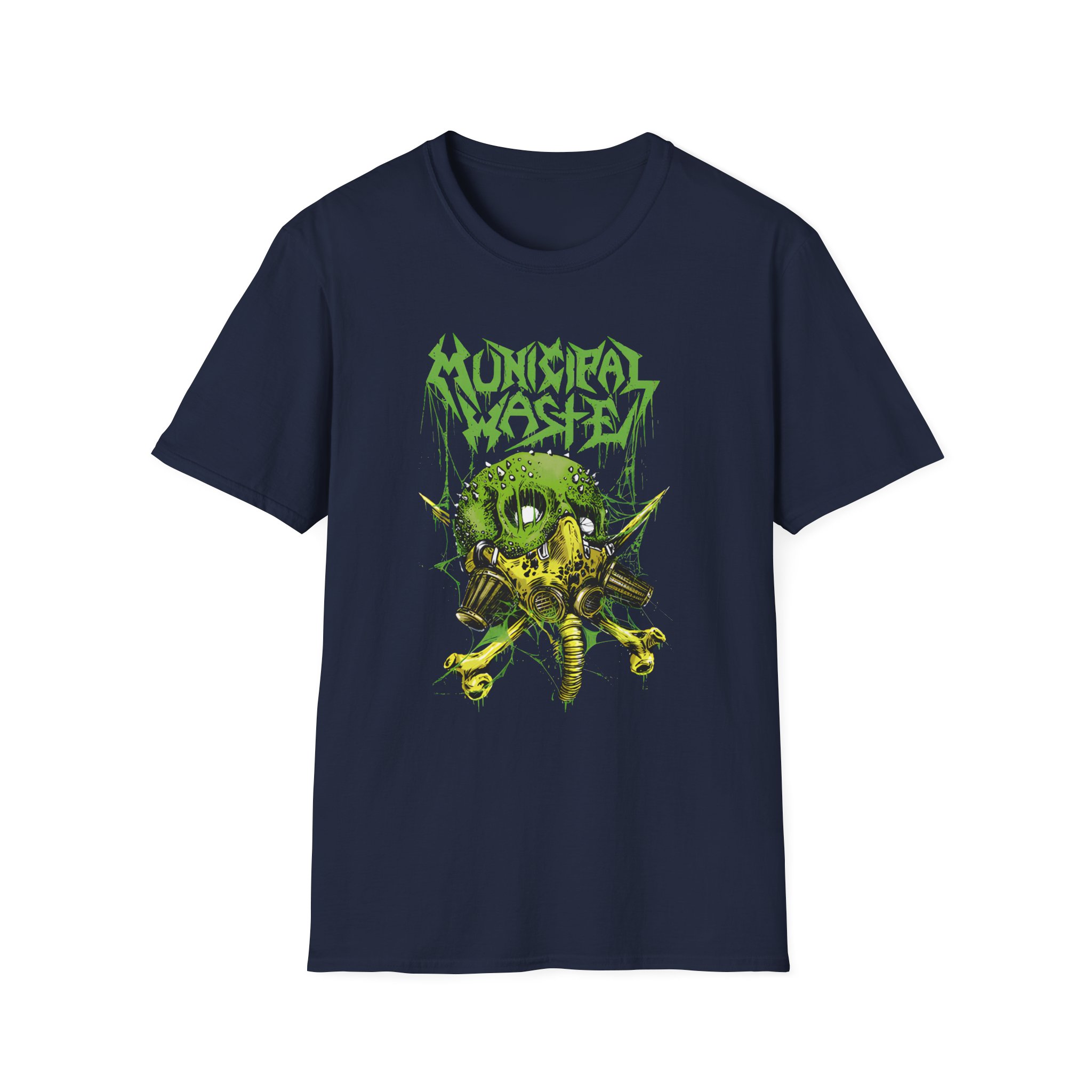 Municipal Waste Gasmask Zombie Unisex Softstyle T-Shirt