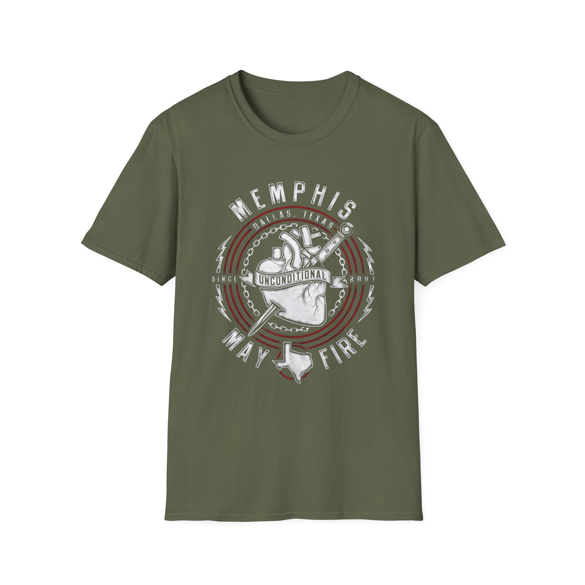 Memphis May Fire Pulse Unisex Softstyle T-Shirt