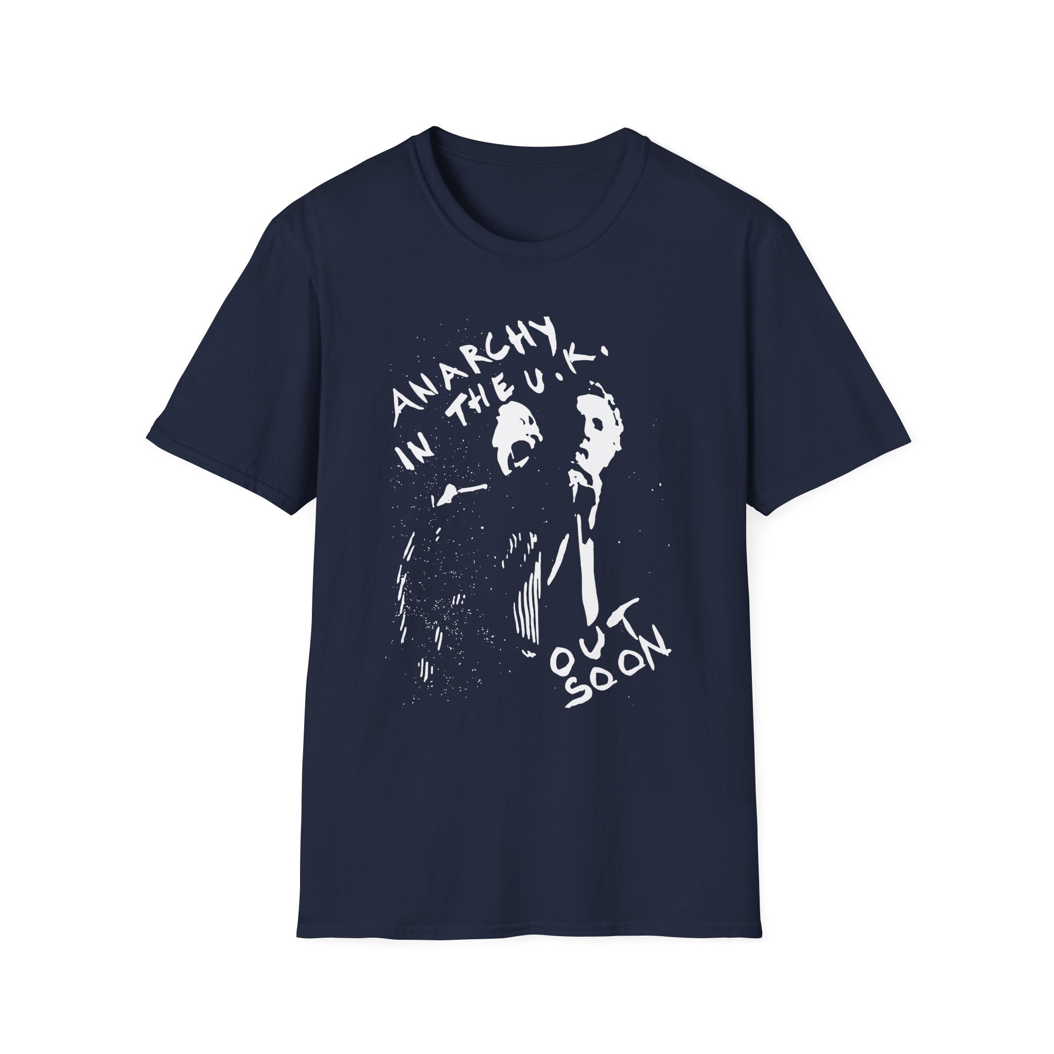 SP Anarchy in the Uk Out Soon Unisex Softstyle T-Shirt