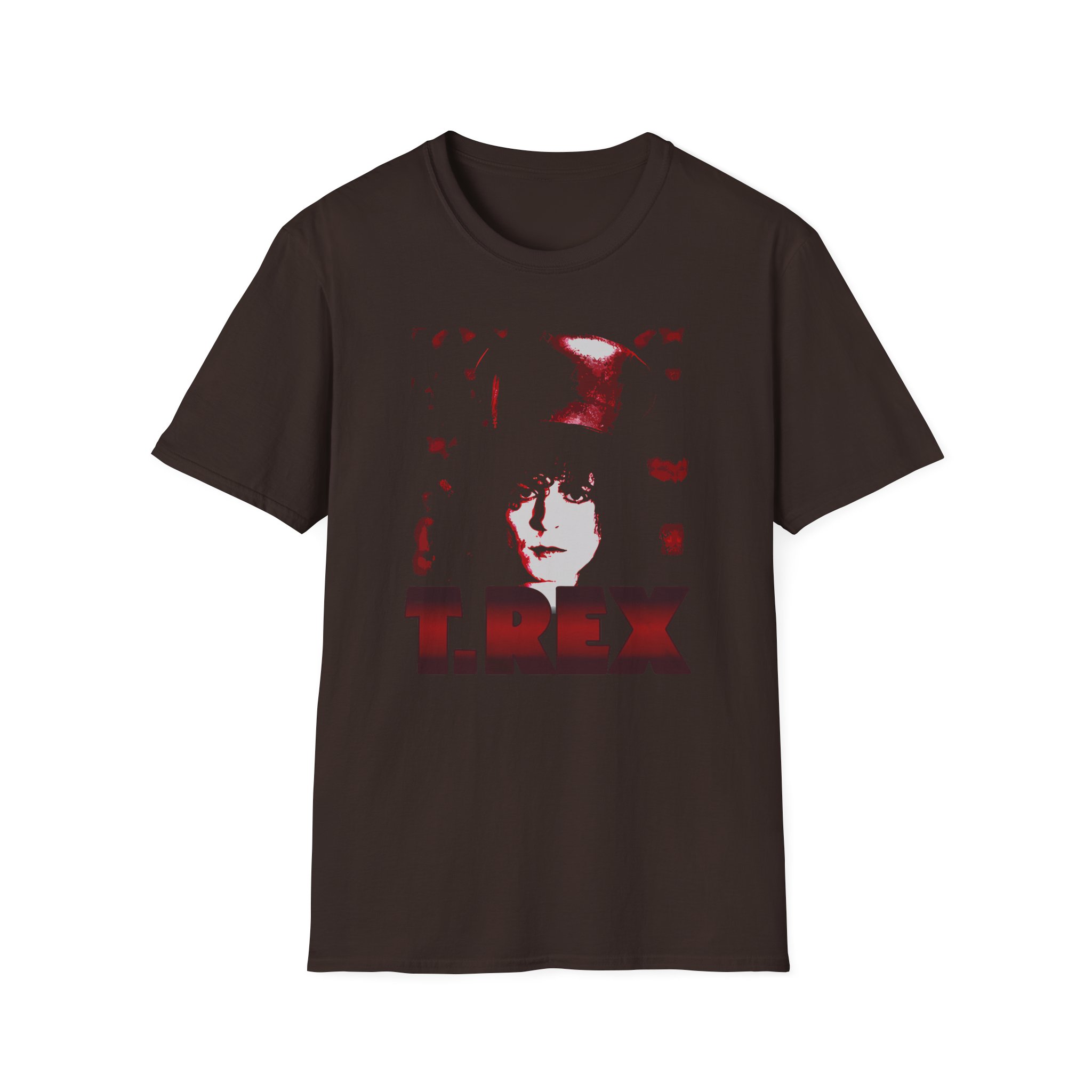 T Rex Marc Top Hat Unisex Softstyle T-Shirt