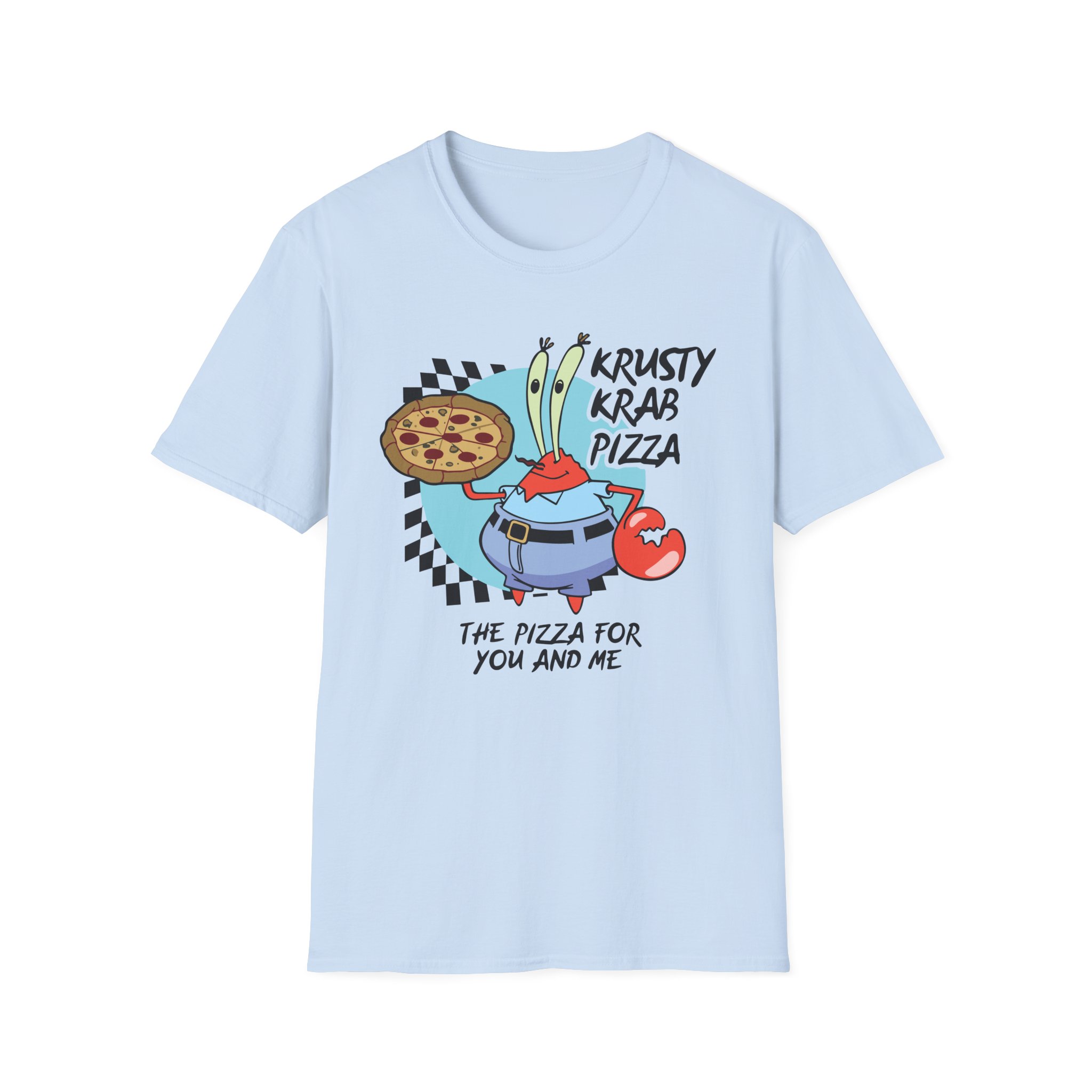 Spongebob The Krusty Krab Pizza Unisex Softstyle T-Shirt