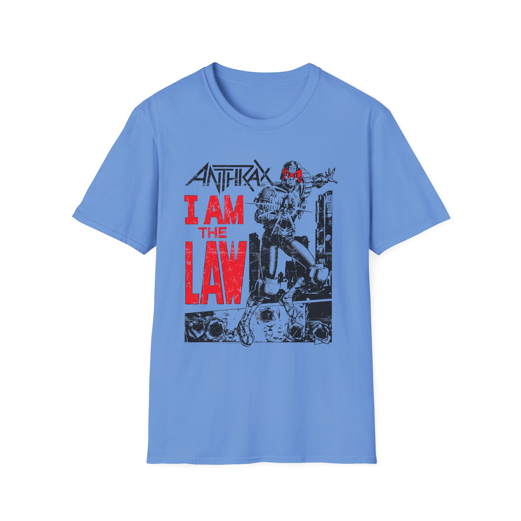 Anthrax I AM THE LAW Unisex Softstyle T-Shirt
