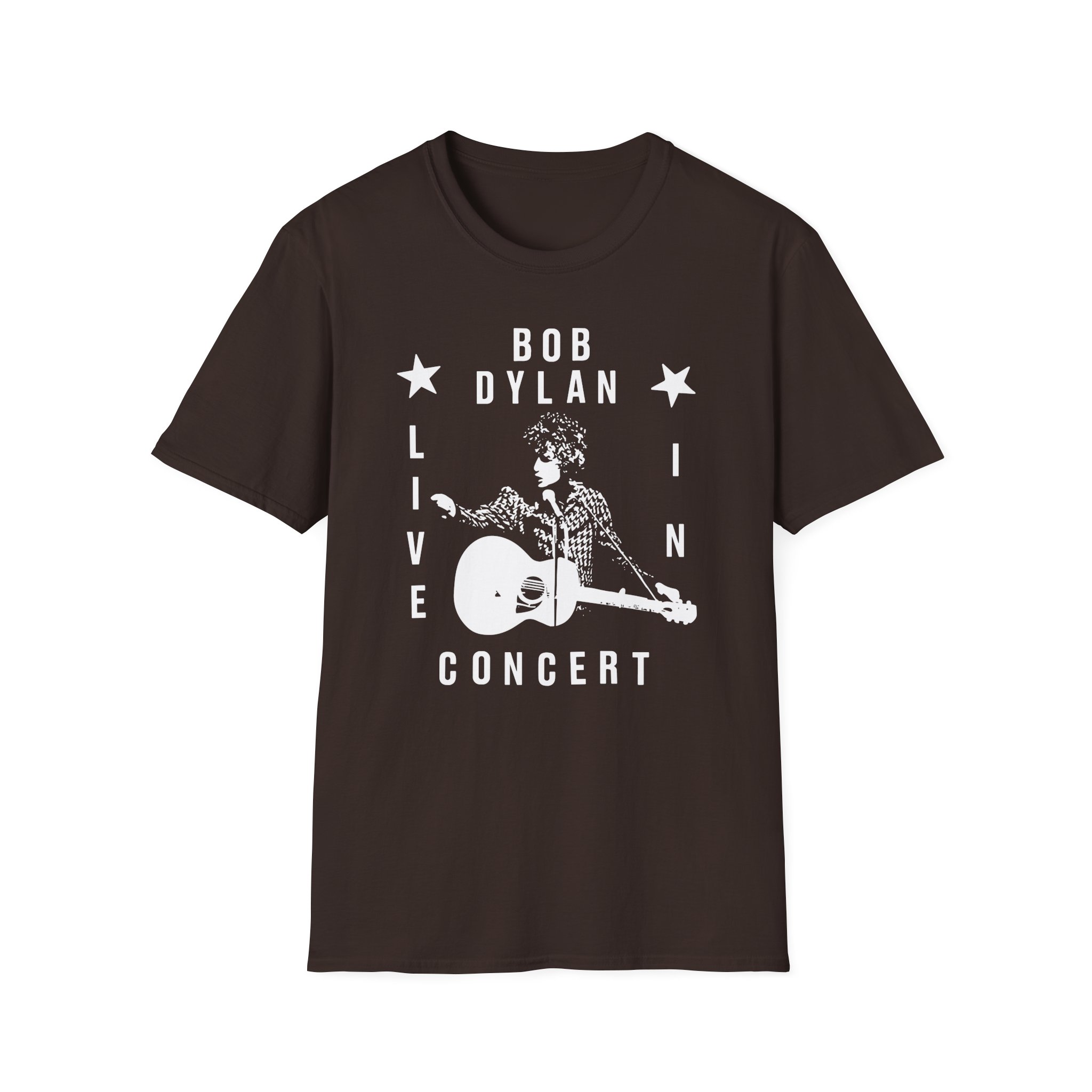 Bob Dylan Live In Concert Unisex Softstyle T-Shirt