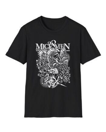 Of Mice and Men Throwback Eagle Unisex Softstyle T-Shirt