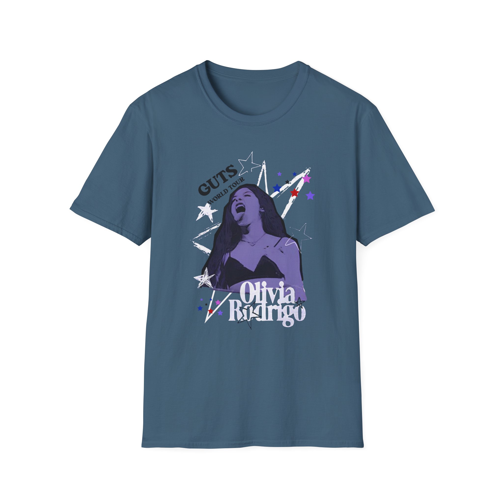 Olivia Rodrigo GUTS world tour unisex softstyle t-shirt