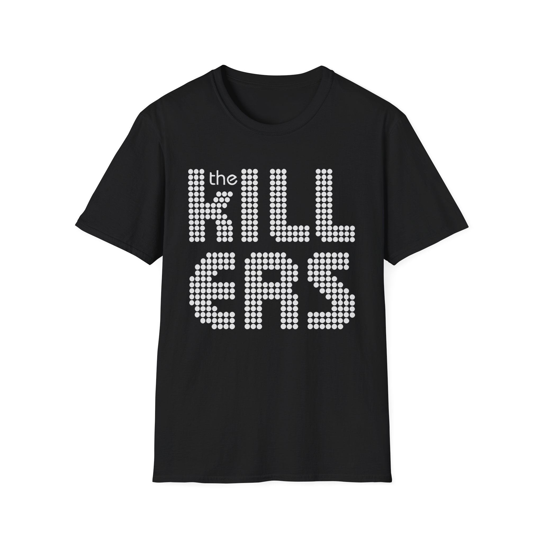 TK Distressed Stacked Logo Unisex Softstyle T-Shirt