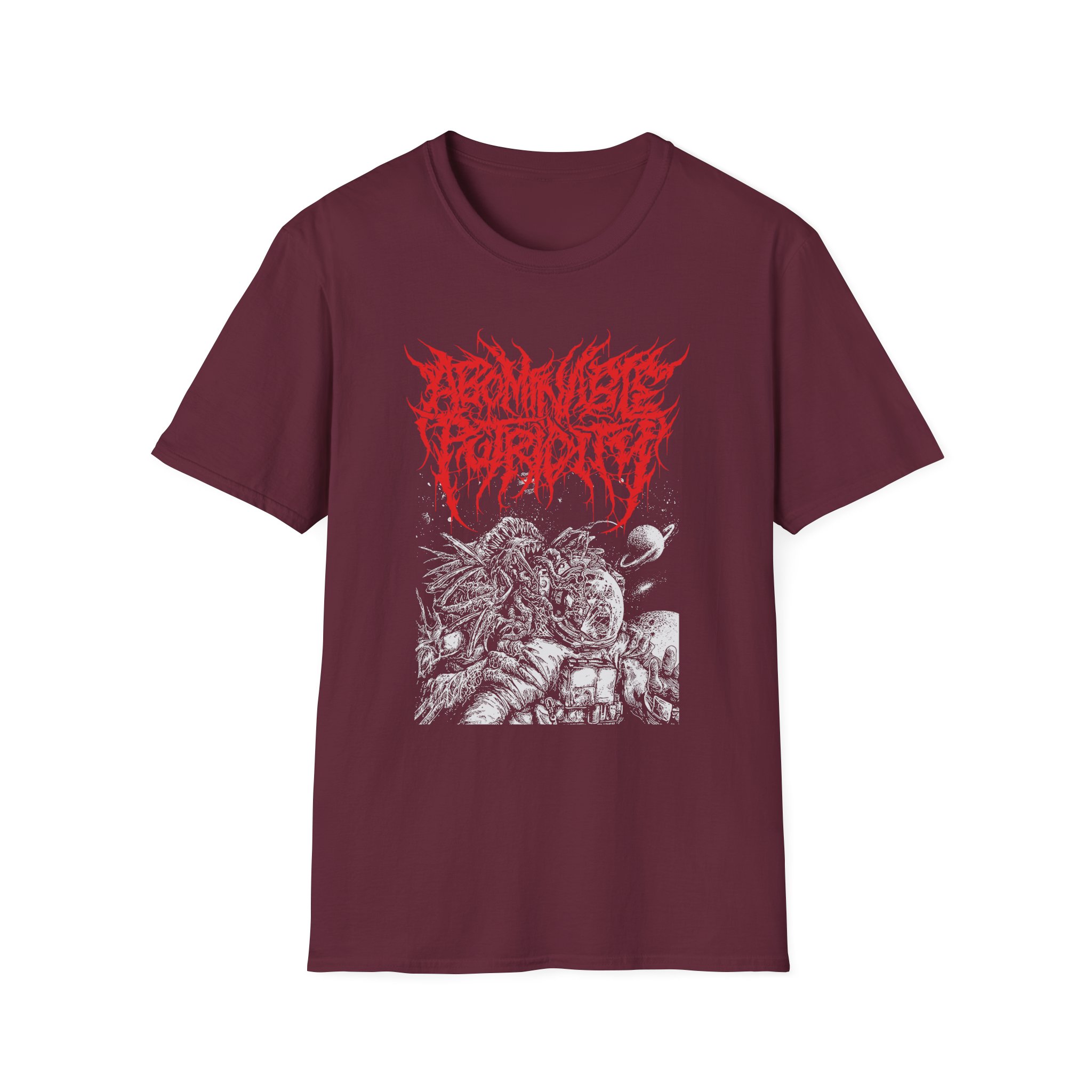 Abominable Putridity The Last Astronaut Red Logo Unisex Softstyle T-Shirt