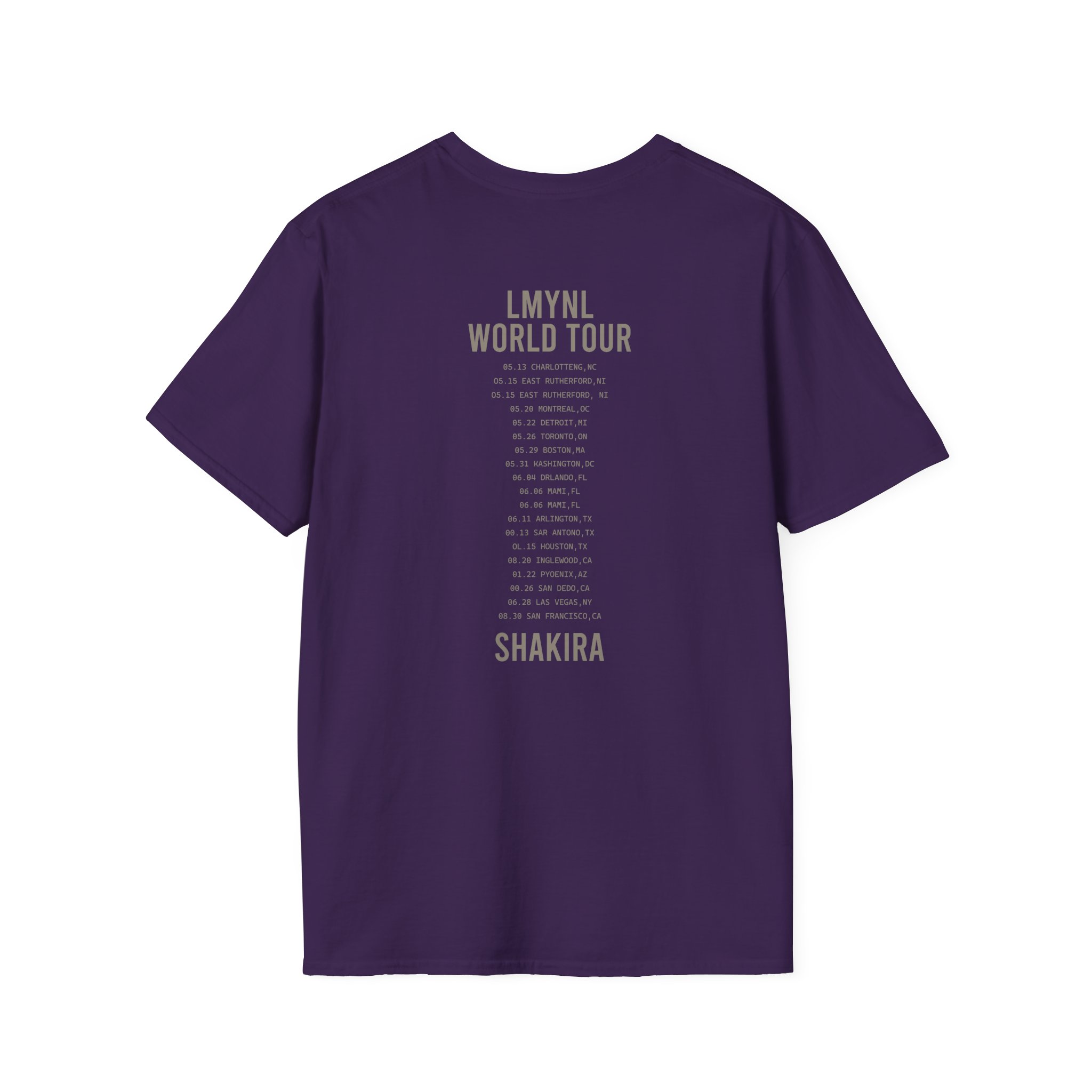 Shakira Dollar Bill Unisex Softstyle T-Shirt