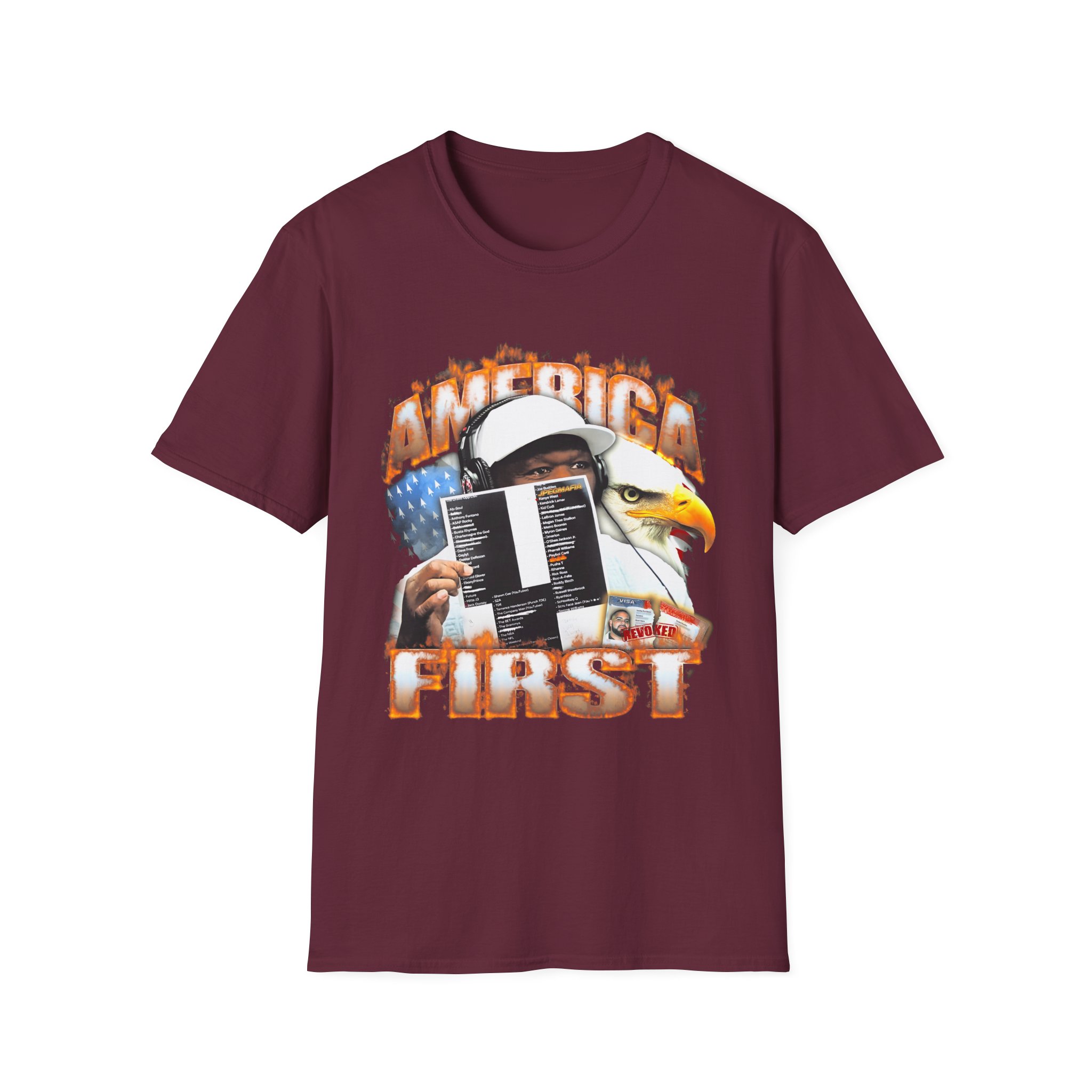 Jpegmafia America First Unisex Softstyle T-Shirt