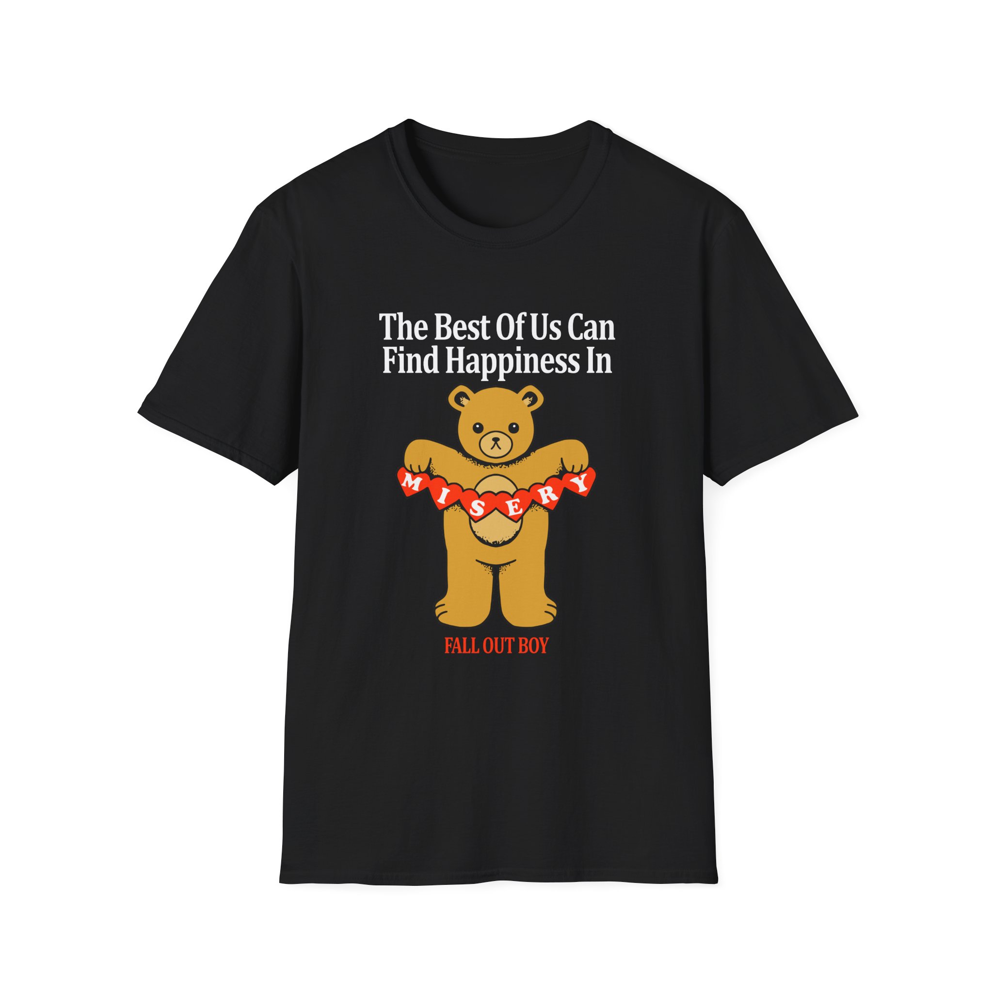 Fall Out Boy Misery Teddy Unisex Softstyle T-Shirt