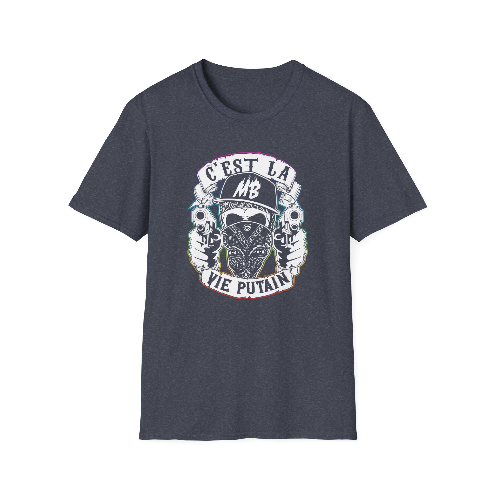 Montana Black C'est La Vie Putain Unisex Softstyle T-Shirt