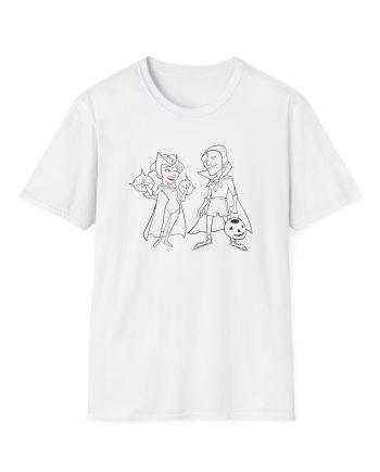 Marvel Wandavision Simple Ink Unisex Softstyle T-Shirt