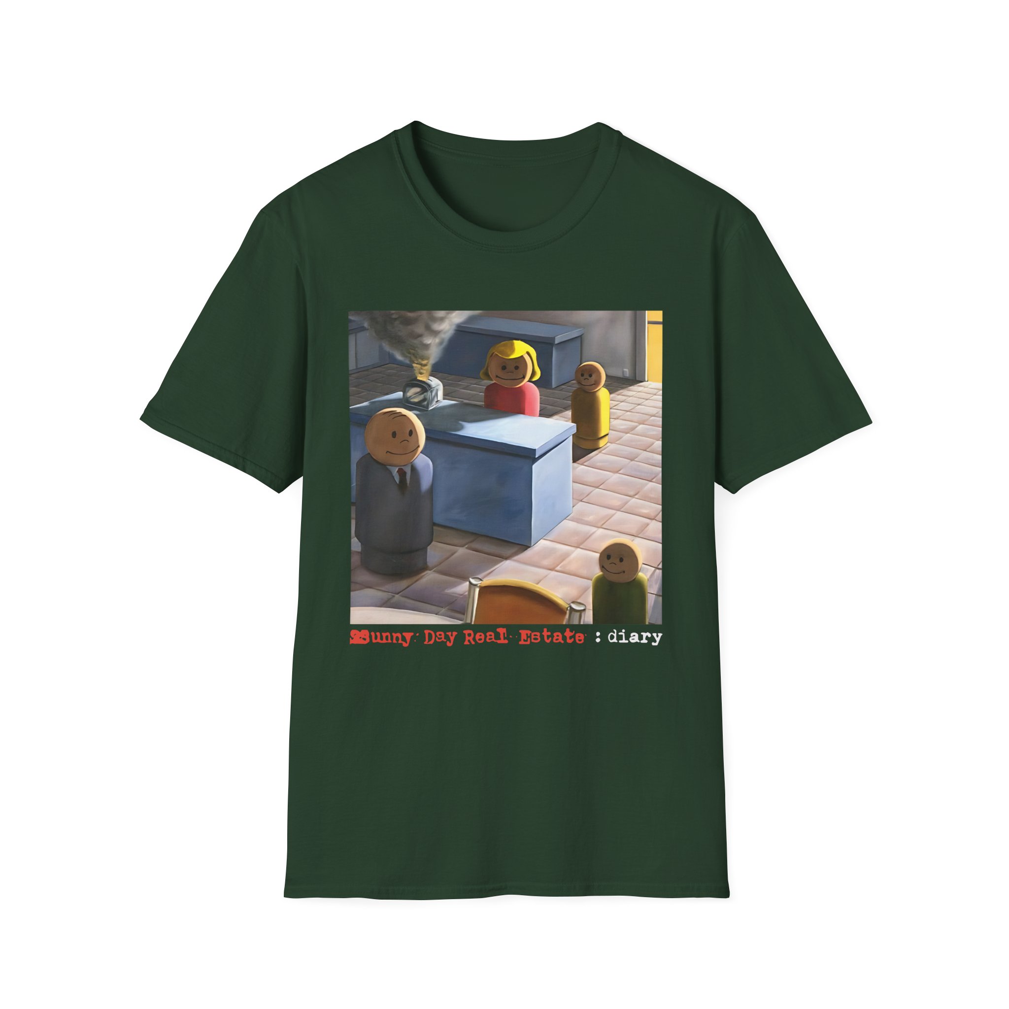 Sunny Day Real Estate Diary Lp Square Cover Unisex Softstyle T-Shirt